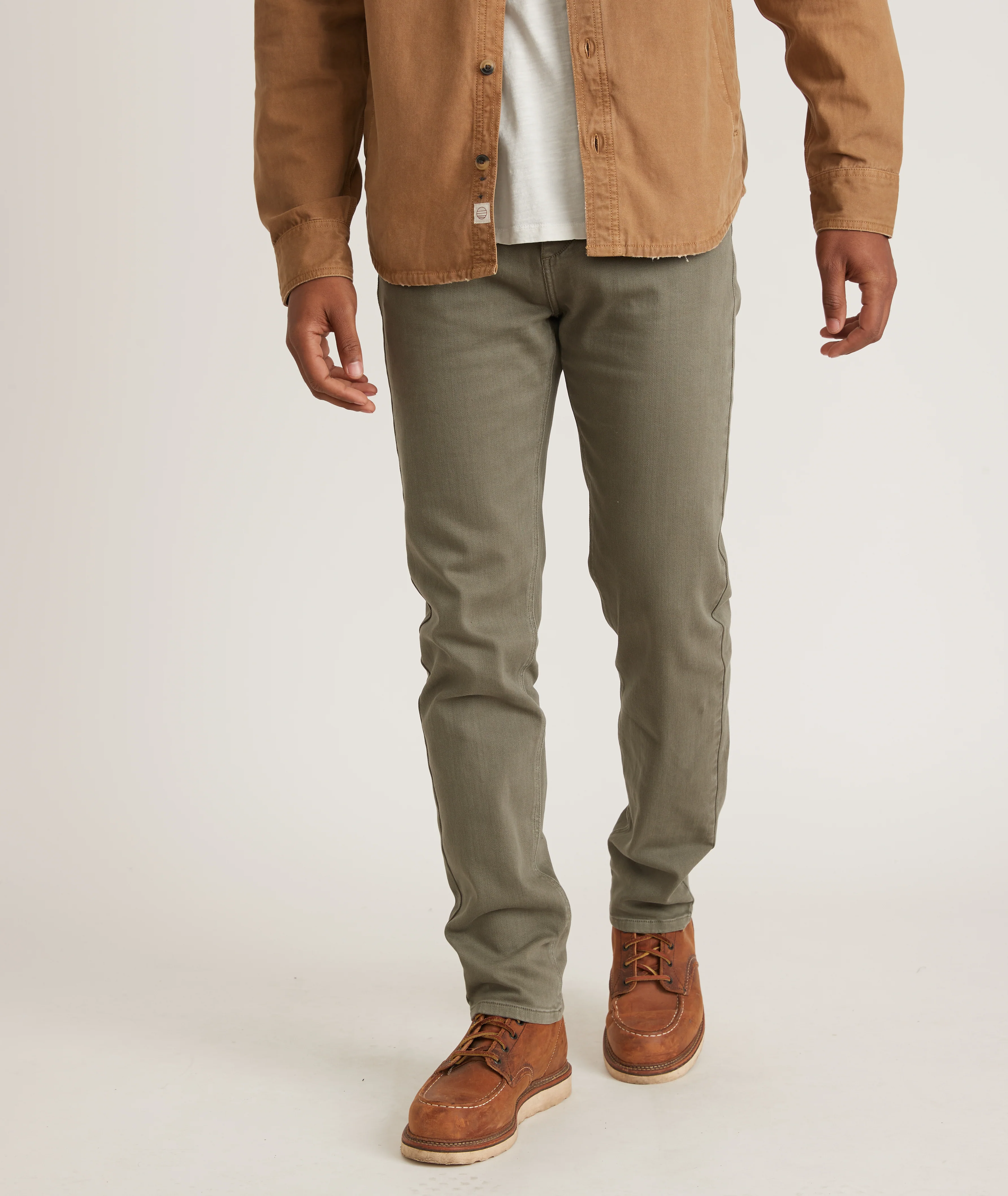 5 Pocket Slim Straight Twill Pant - Image 4