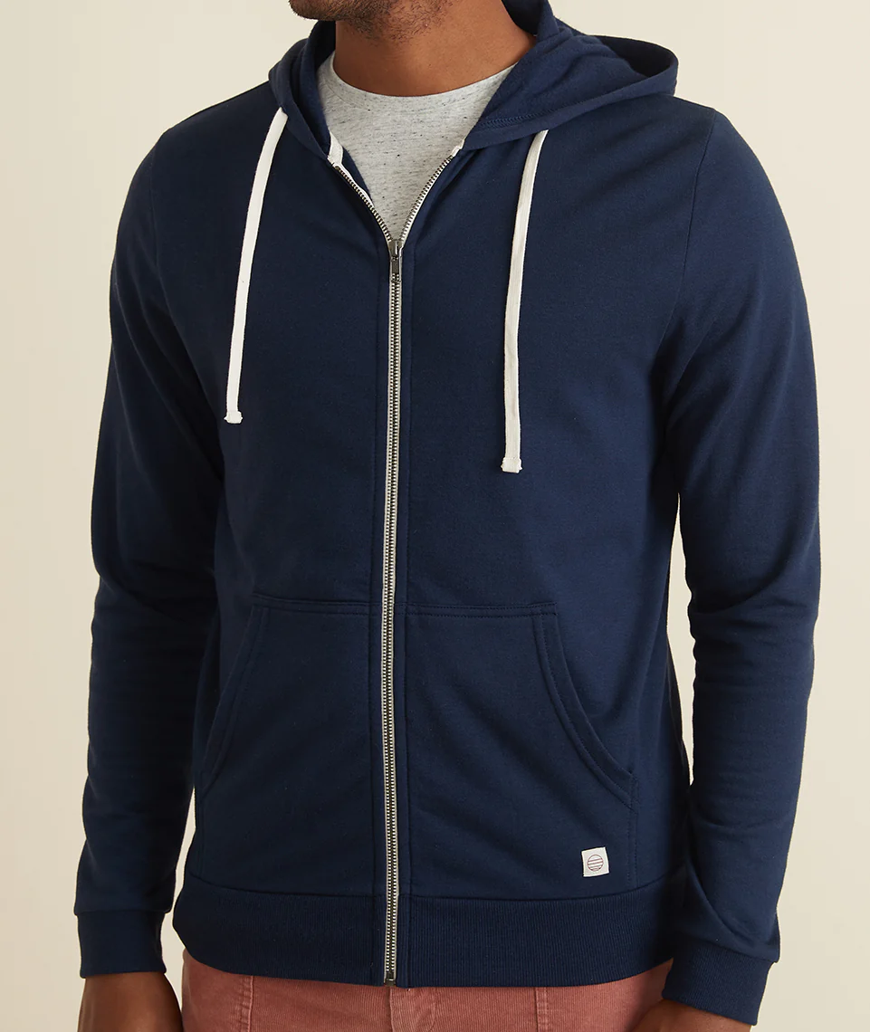 Men's Afternoon Hoodie in True Navy - Image 3