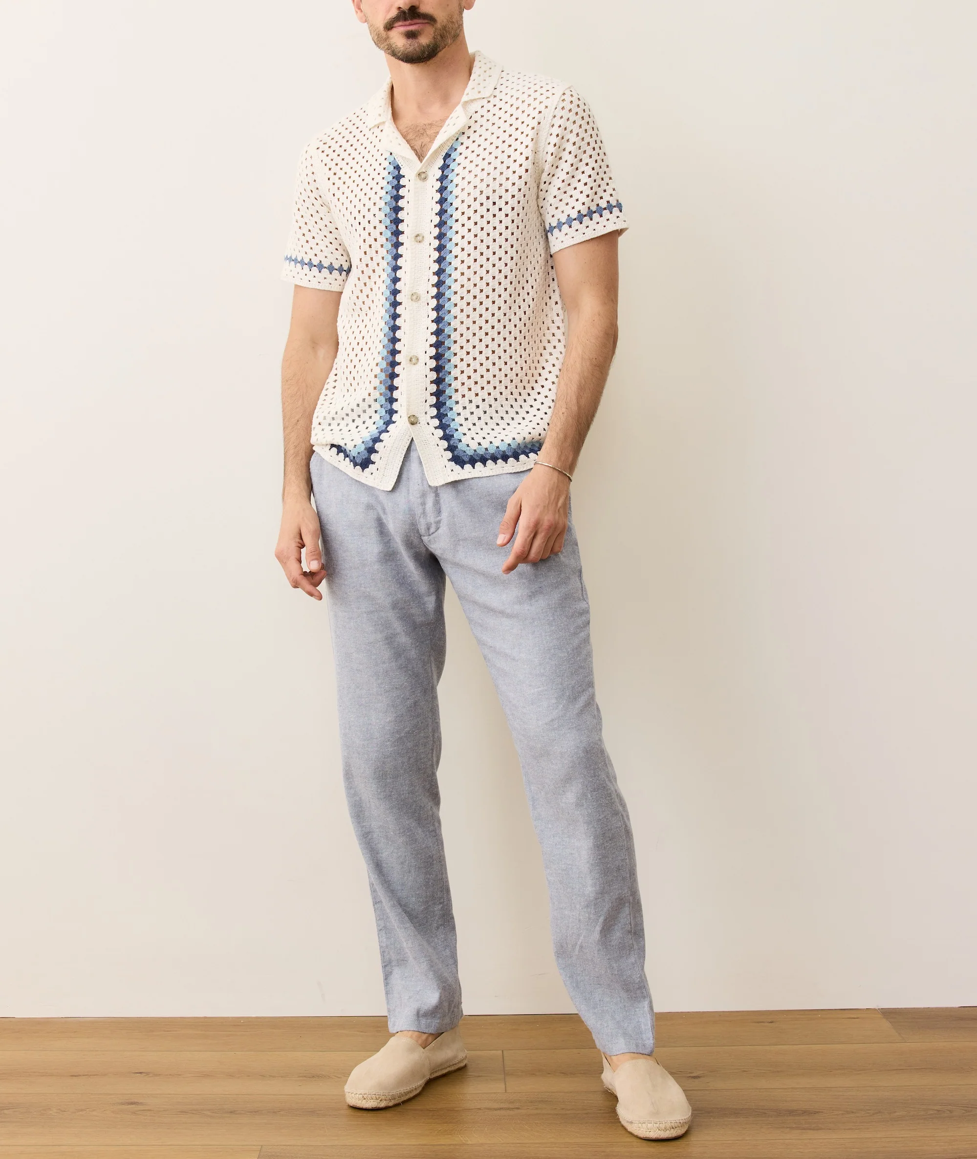 Ace Crochet Resort Shirt - Image 9