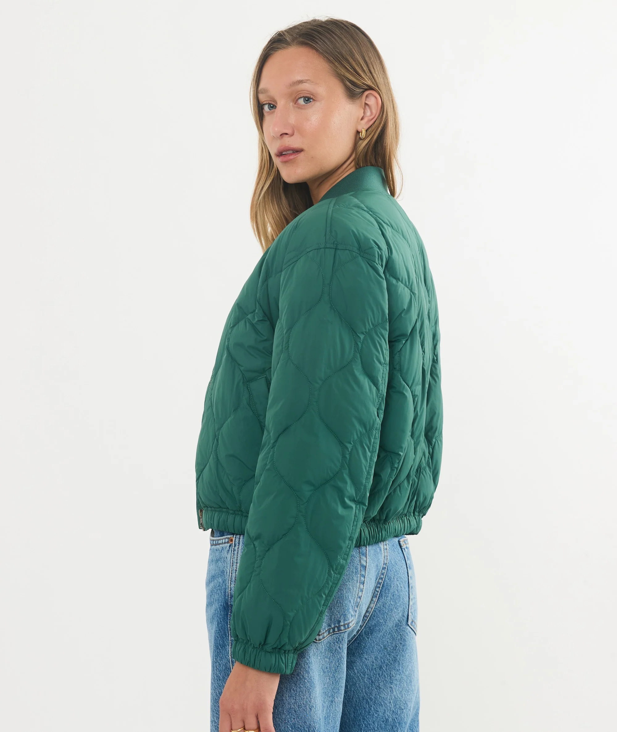 Avalon Lightweight Quilted Bomber - Image 3