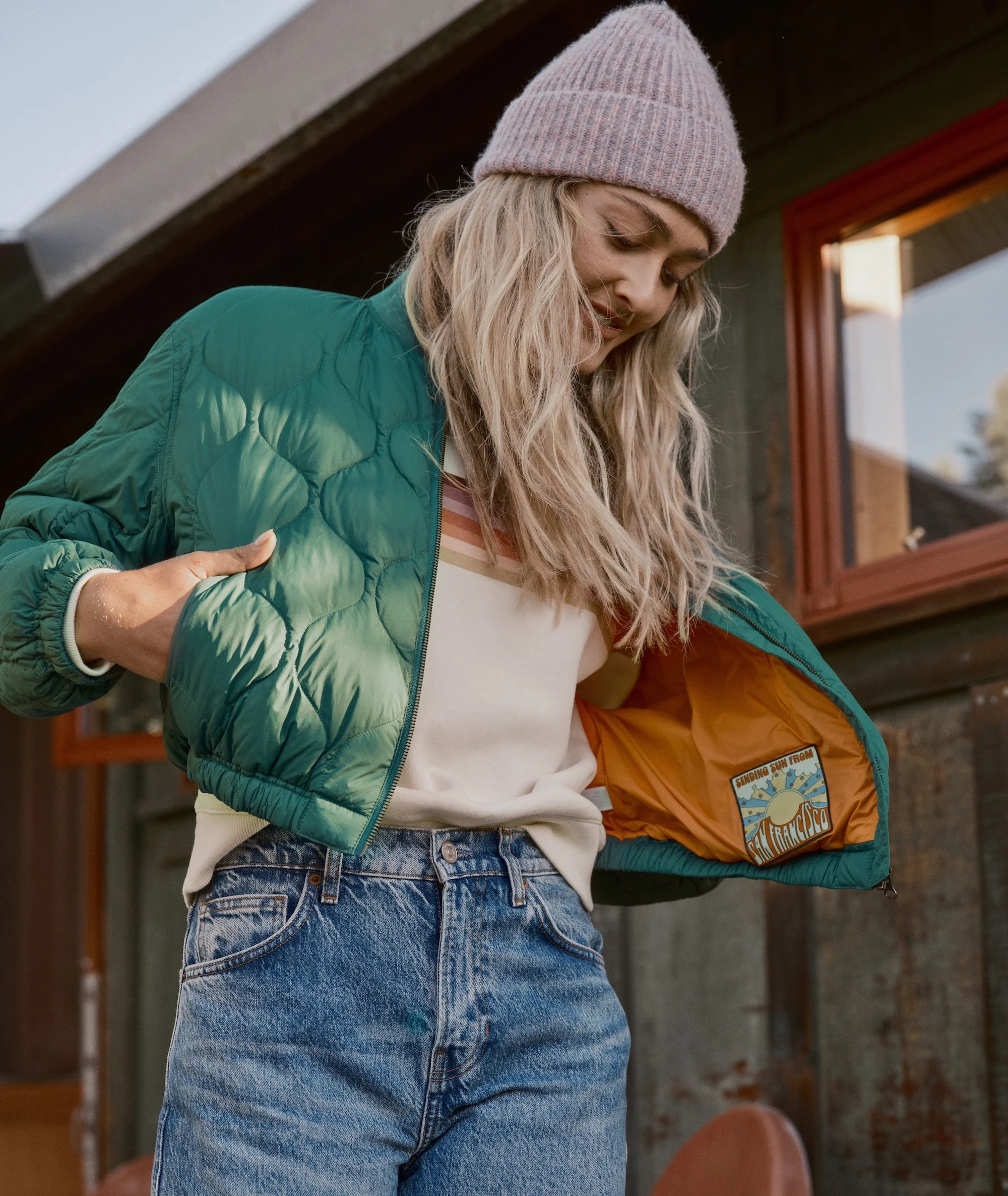 Avalon Lightweight Quilted Bomber - Image 7