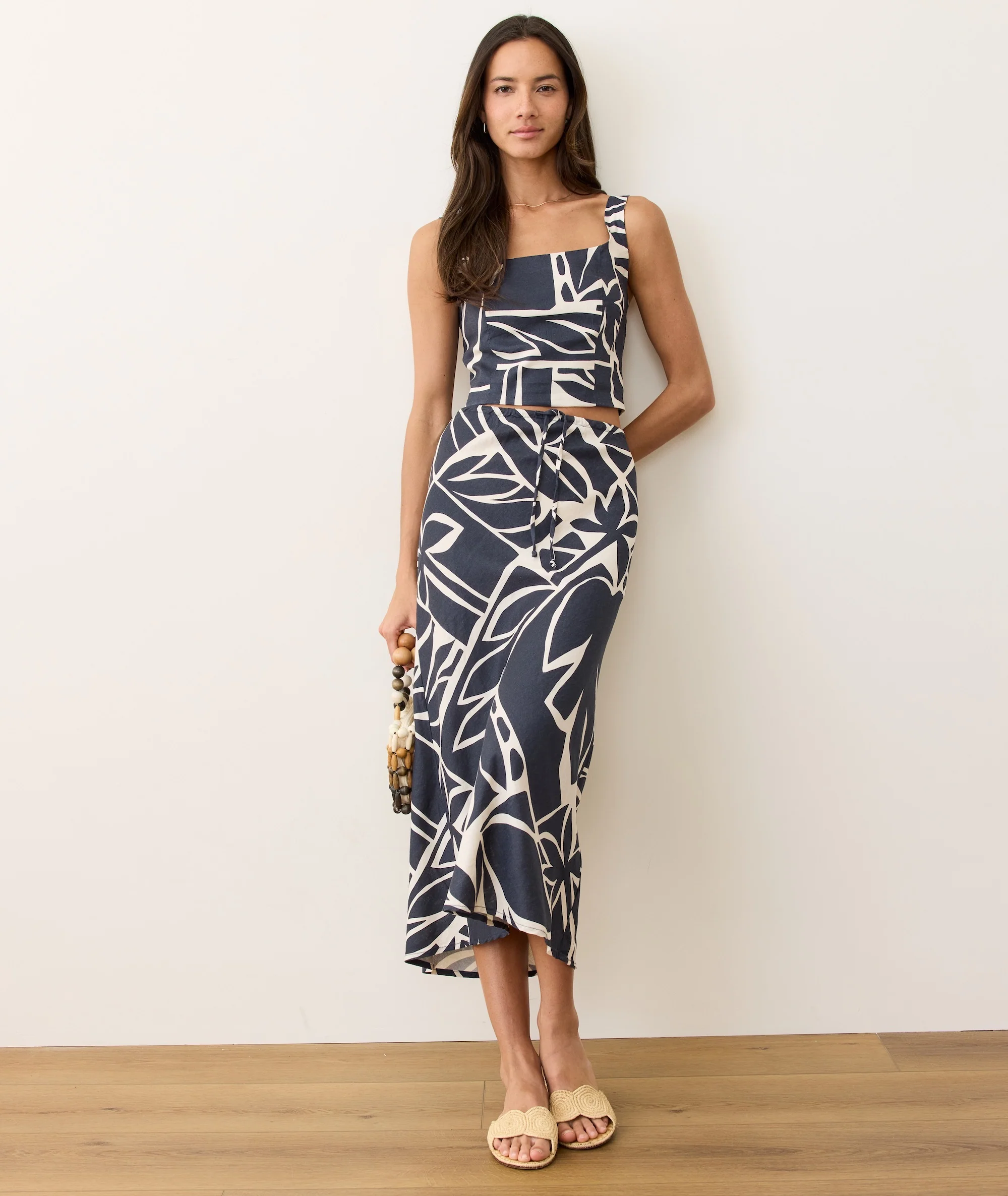 Avery Hemp Midi Skirt - Image 4