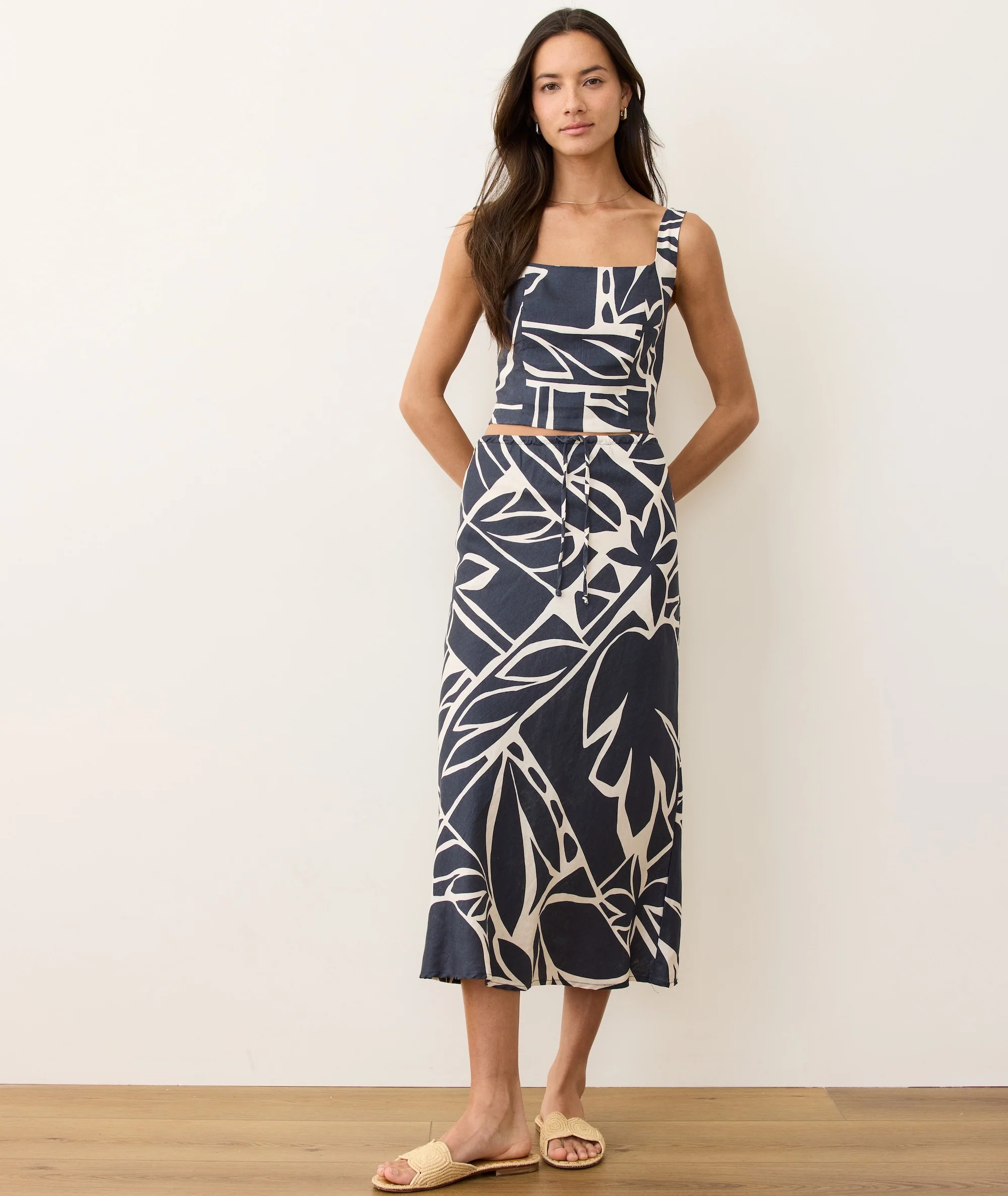 Avery Hemp Midi Skirt - Image 5