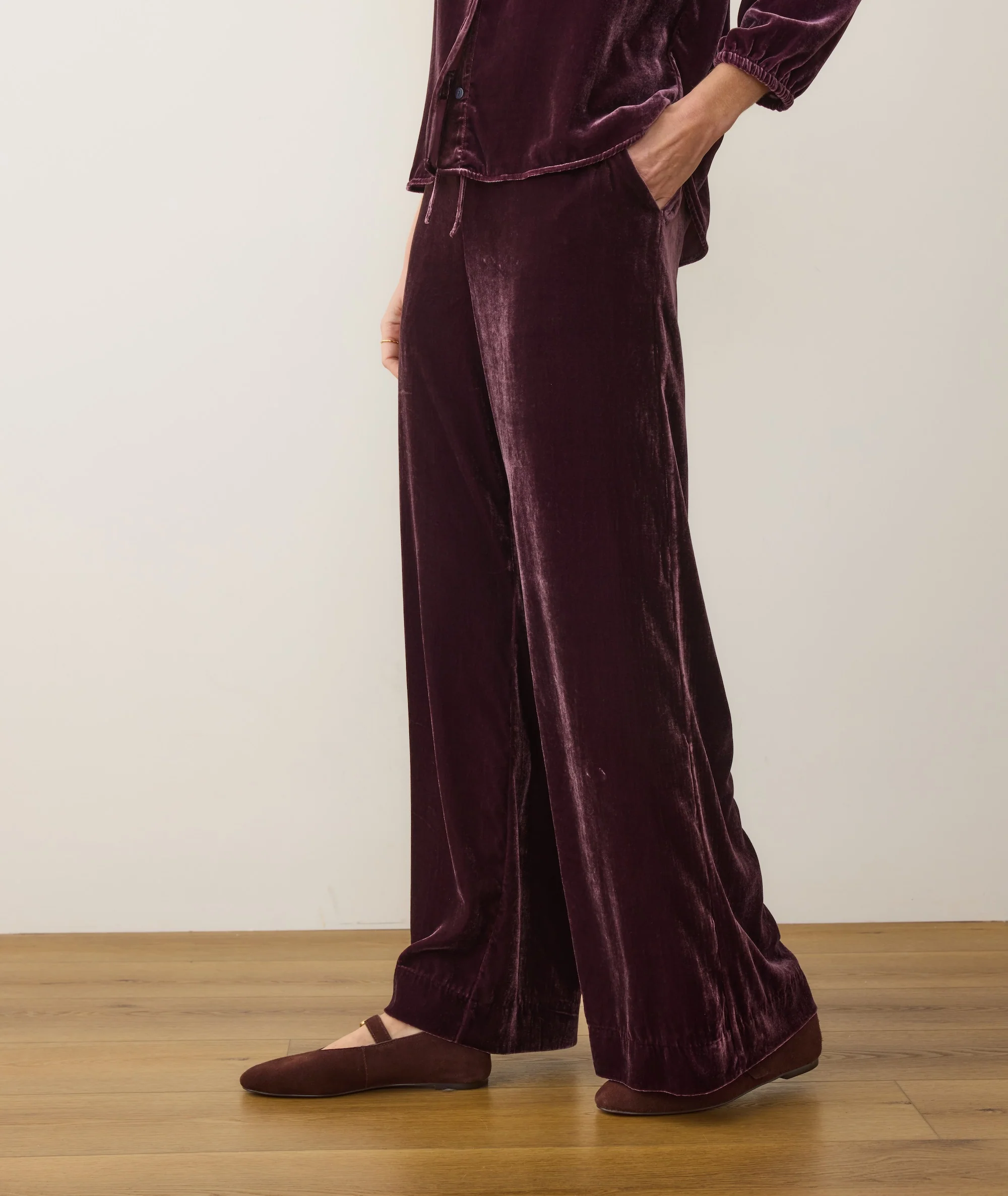 Bella Velvet Drawstring Pant - Image 2