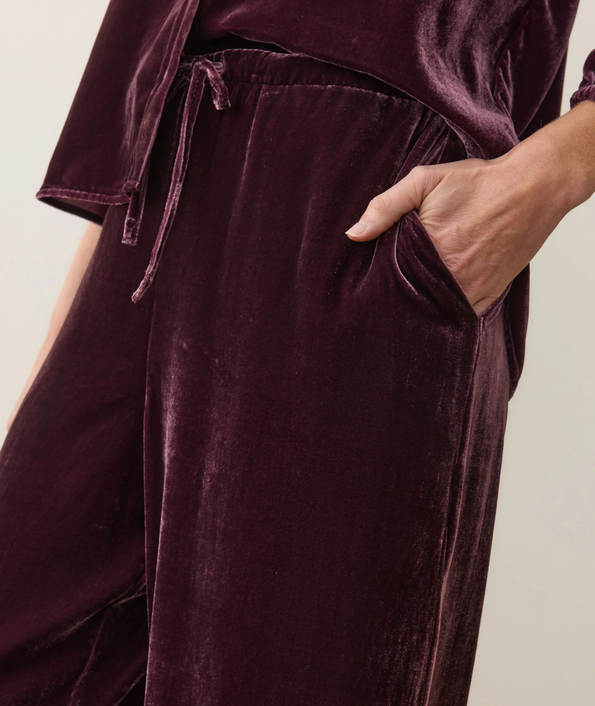 Bella Velvet Drawstring Pant - Image 5