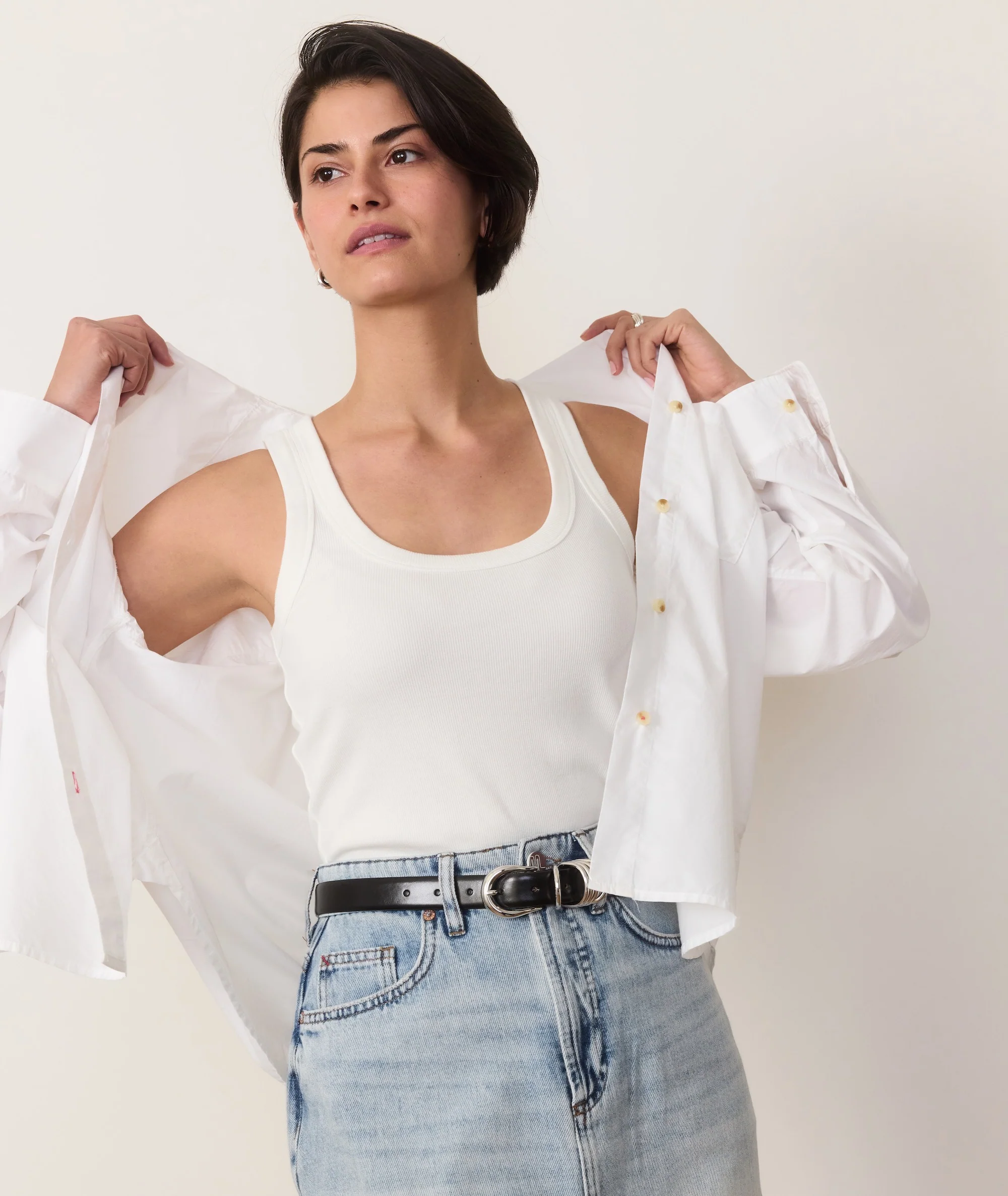Cali Poplin Oversized Shirt - Image 3