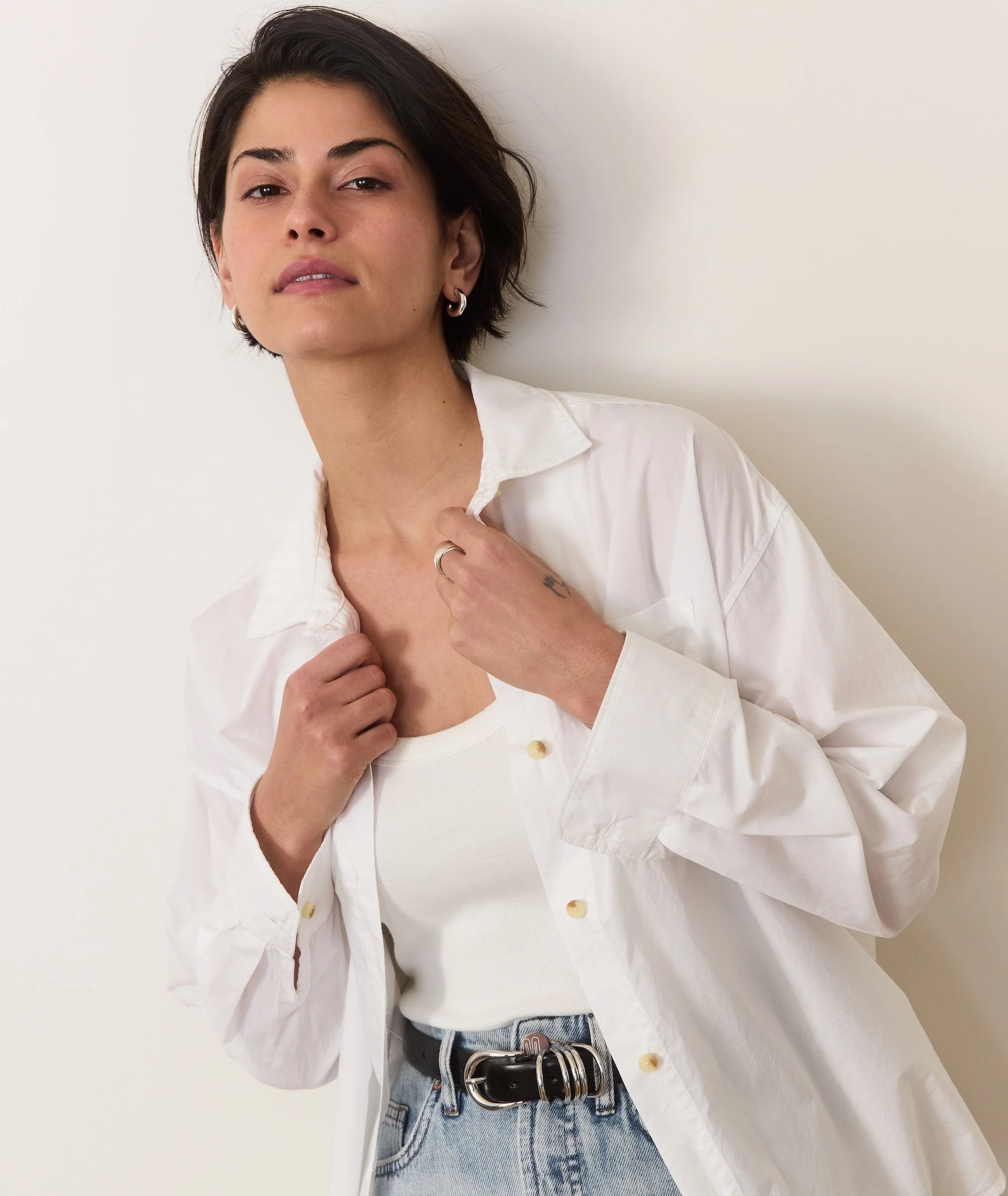 Cali Poplin Oversized Shirt - Image 4