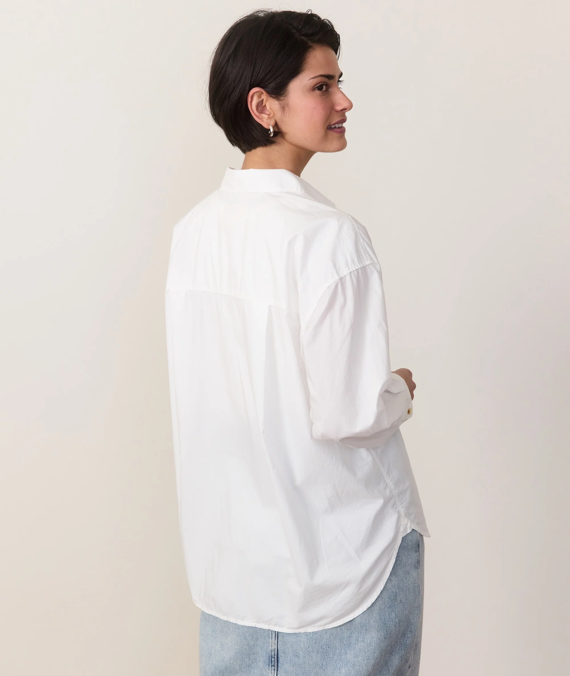 Cali Poplin Oversized Shirt - Image 5