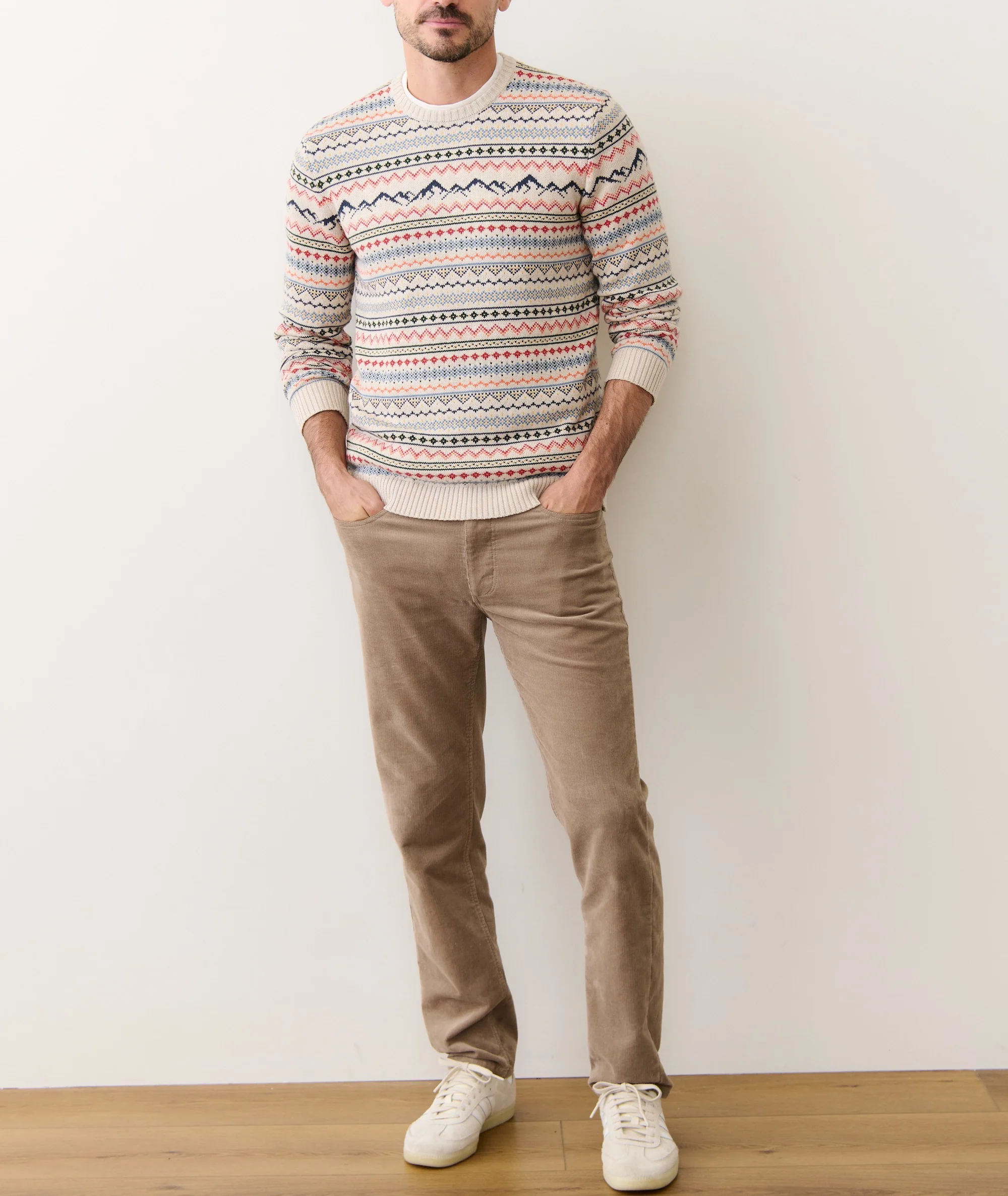 California Fair Isle Crew Sweater - Image 7