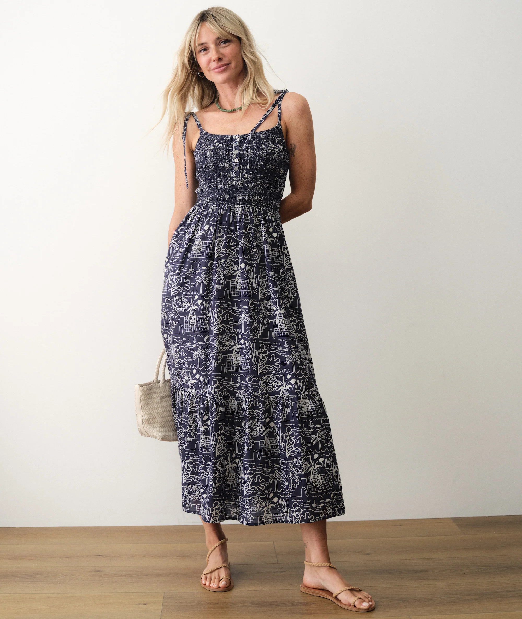Carmen Smocked Dress - Image 5
