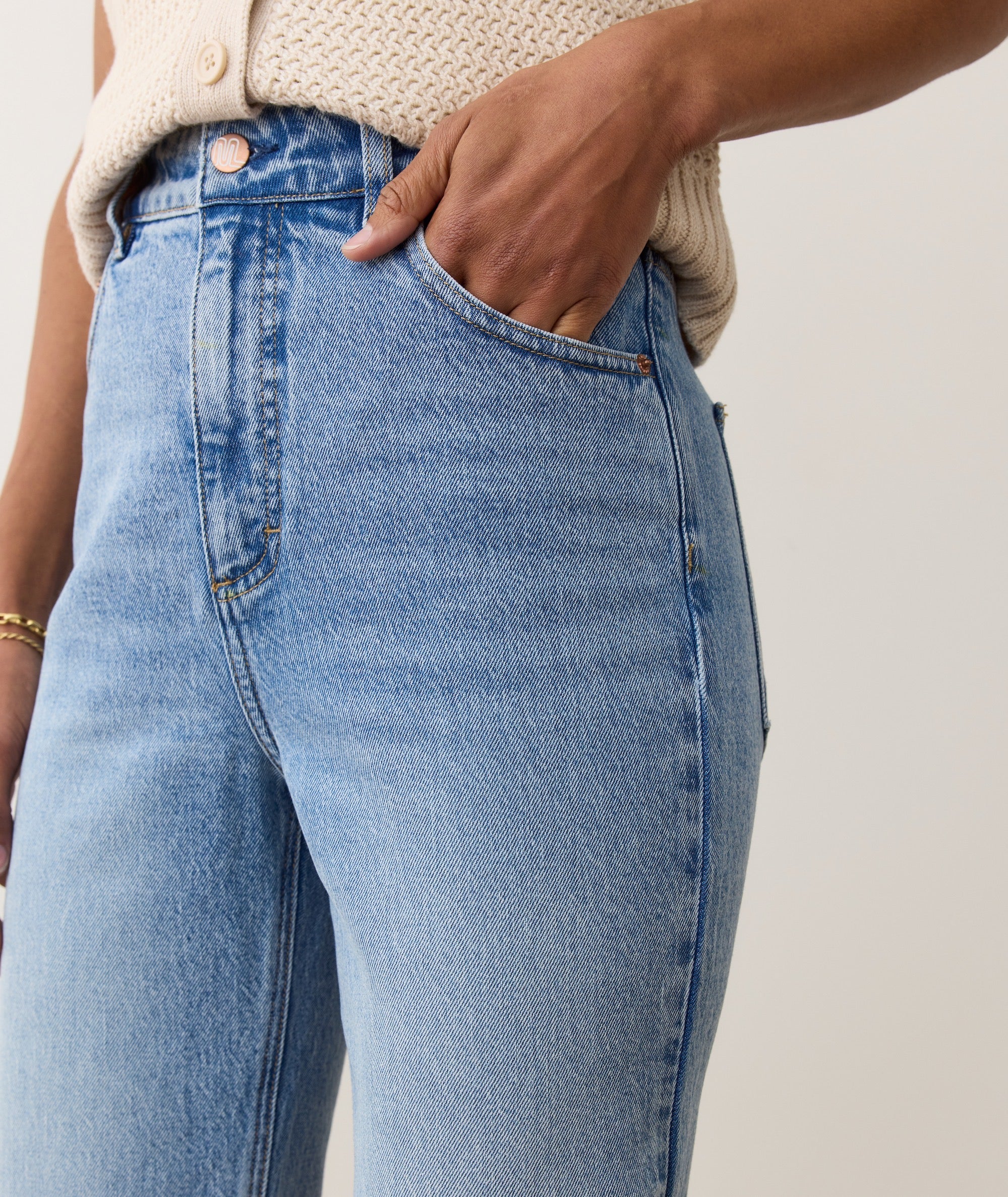 Charlie Denim Straight Leg Pant - Image 4