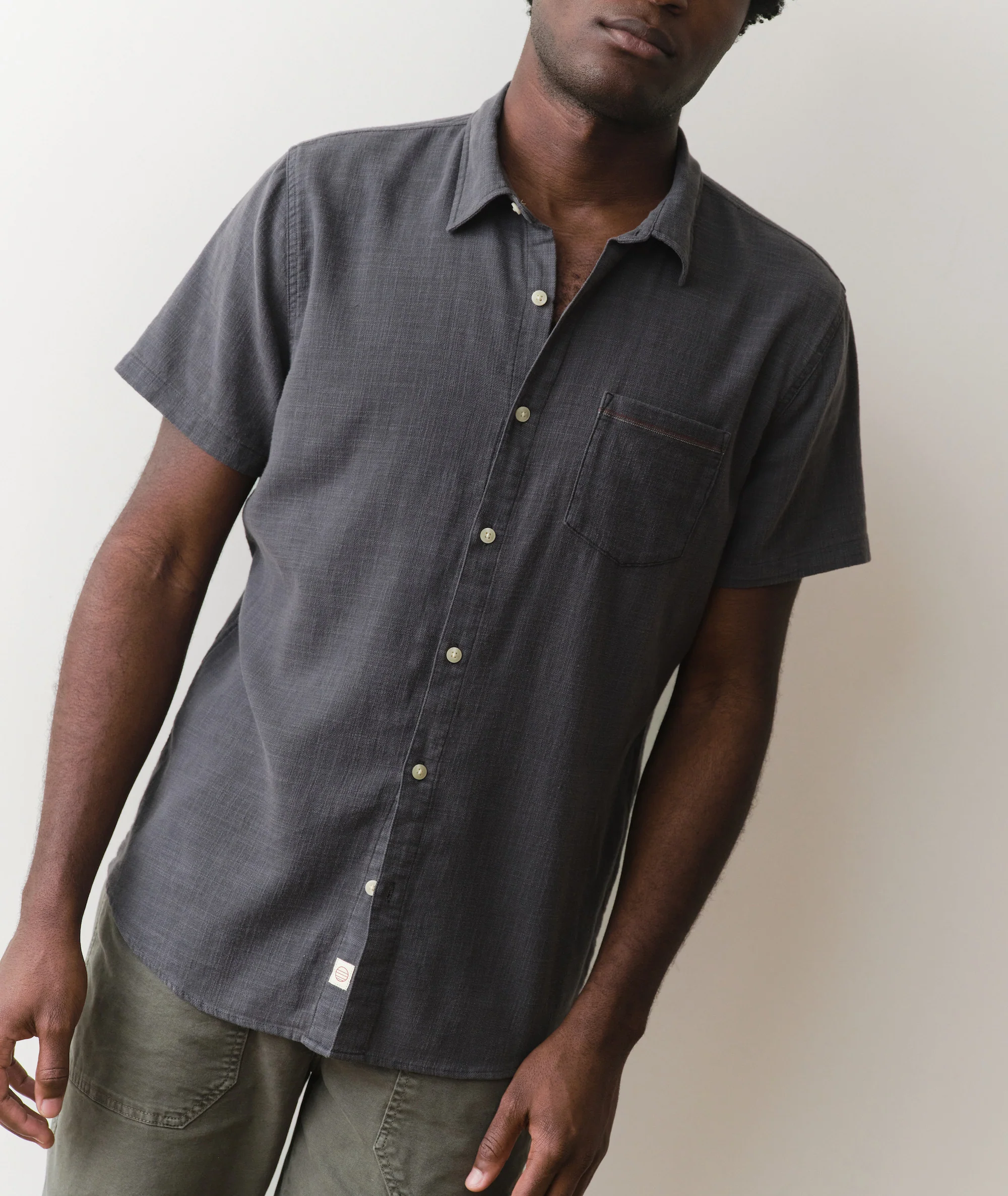 Stretch Selvage Short Sleeve Shirt - Image 5