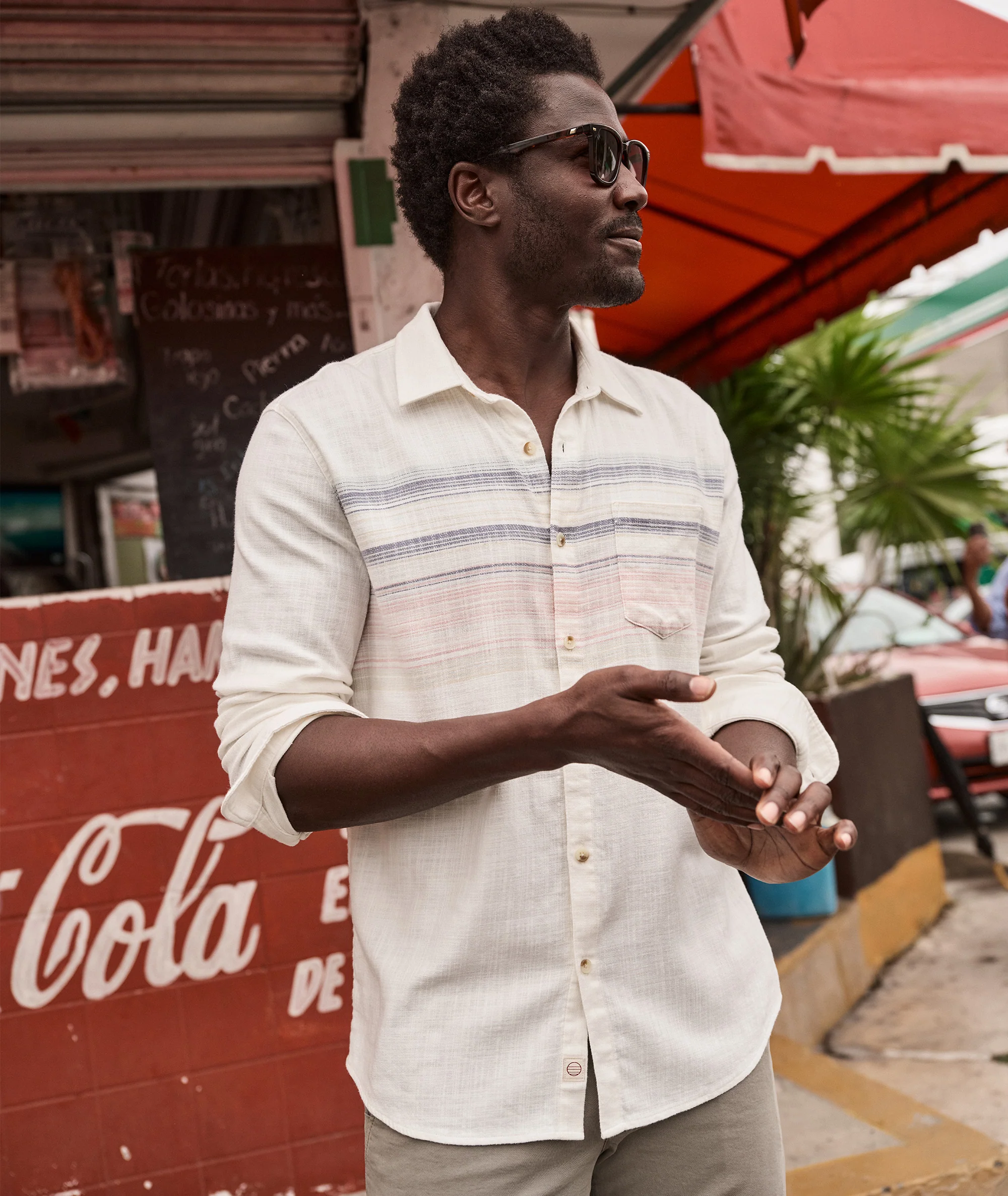 Stretch Selvage Long Sleeve Shirt - Image 4