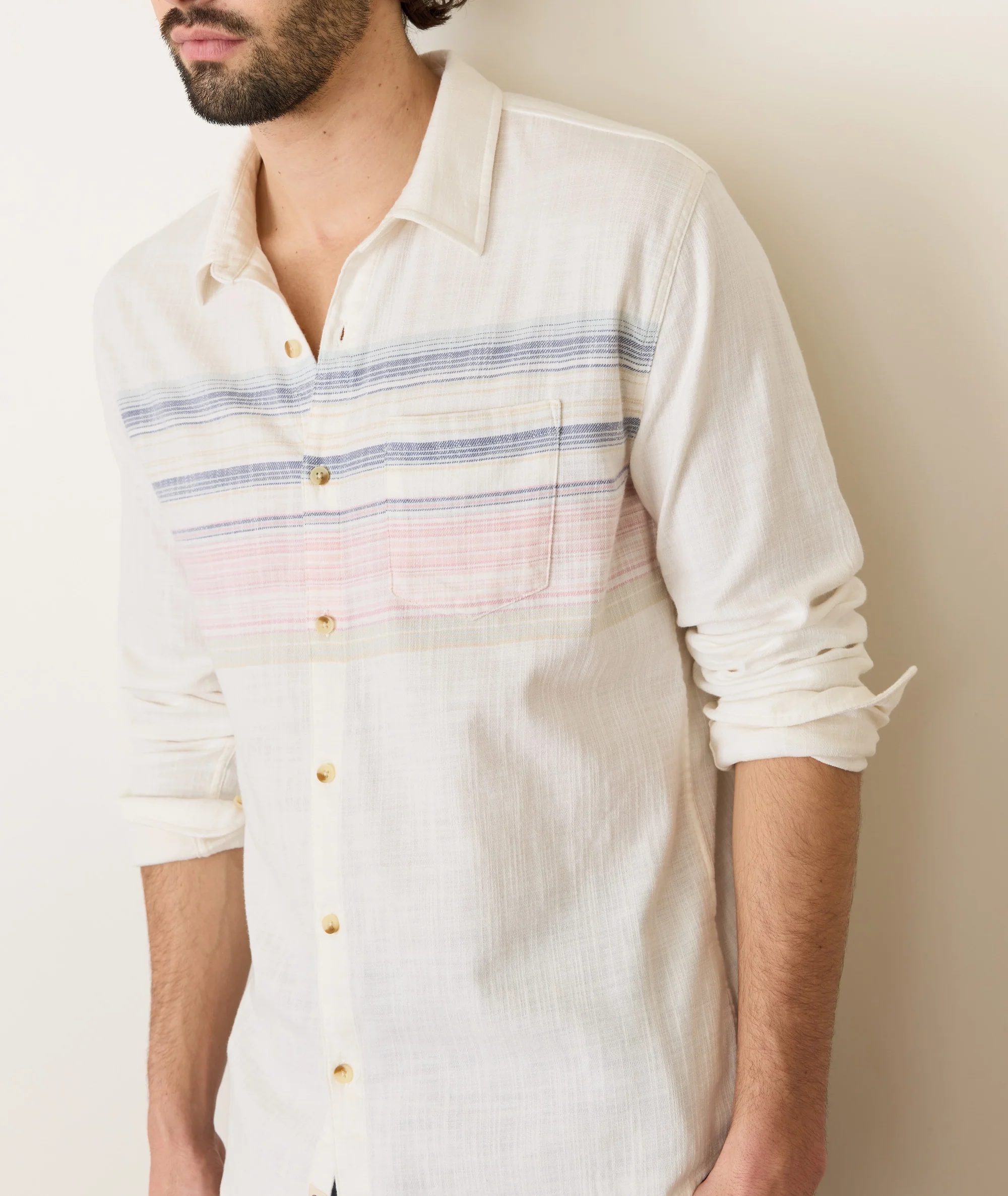 Stretch Selvage Long Sleeve Shirt - Image 5