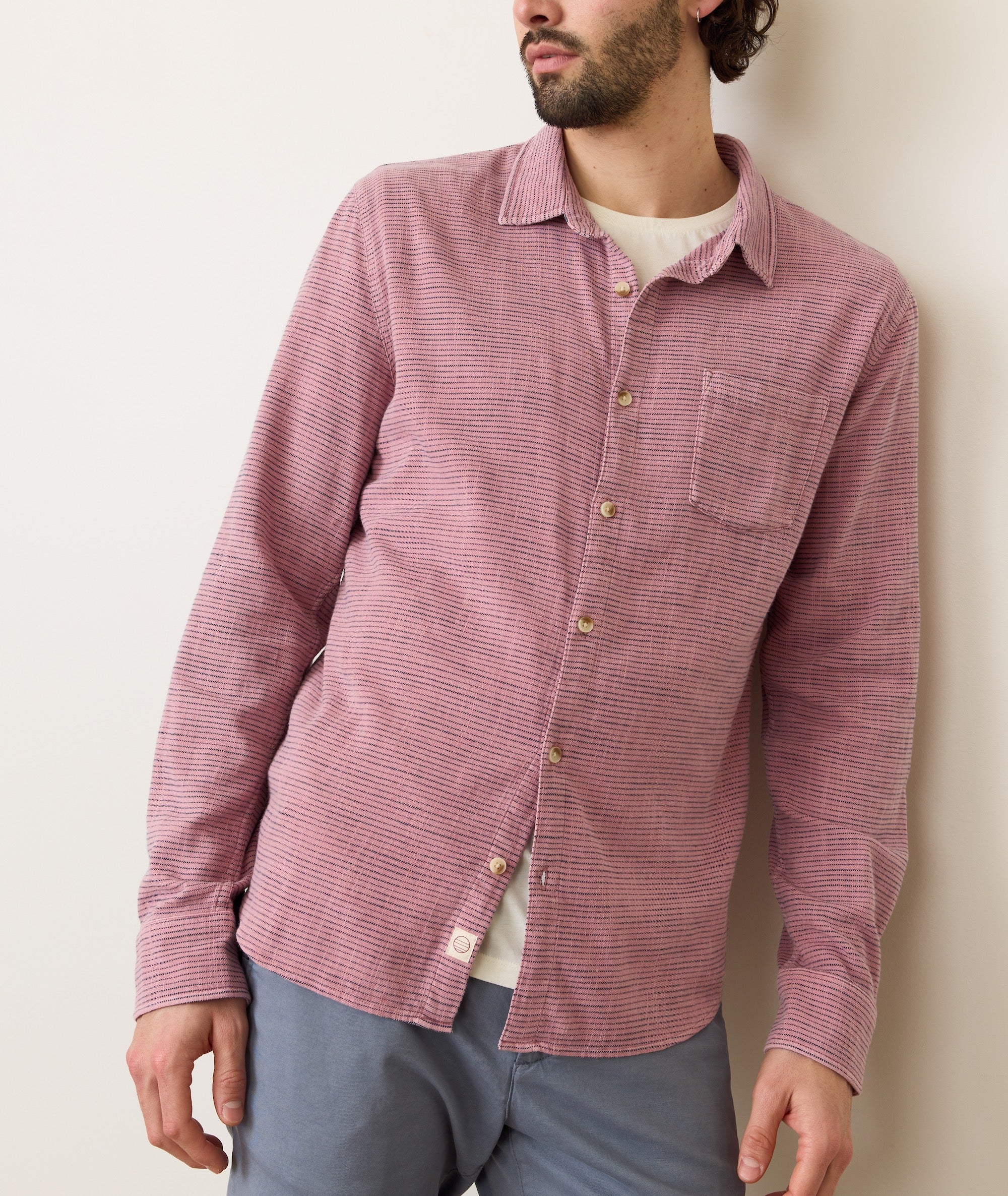 Stretch Selvage Long Sleeve Shirt - Image 5