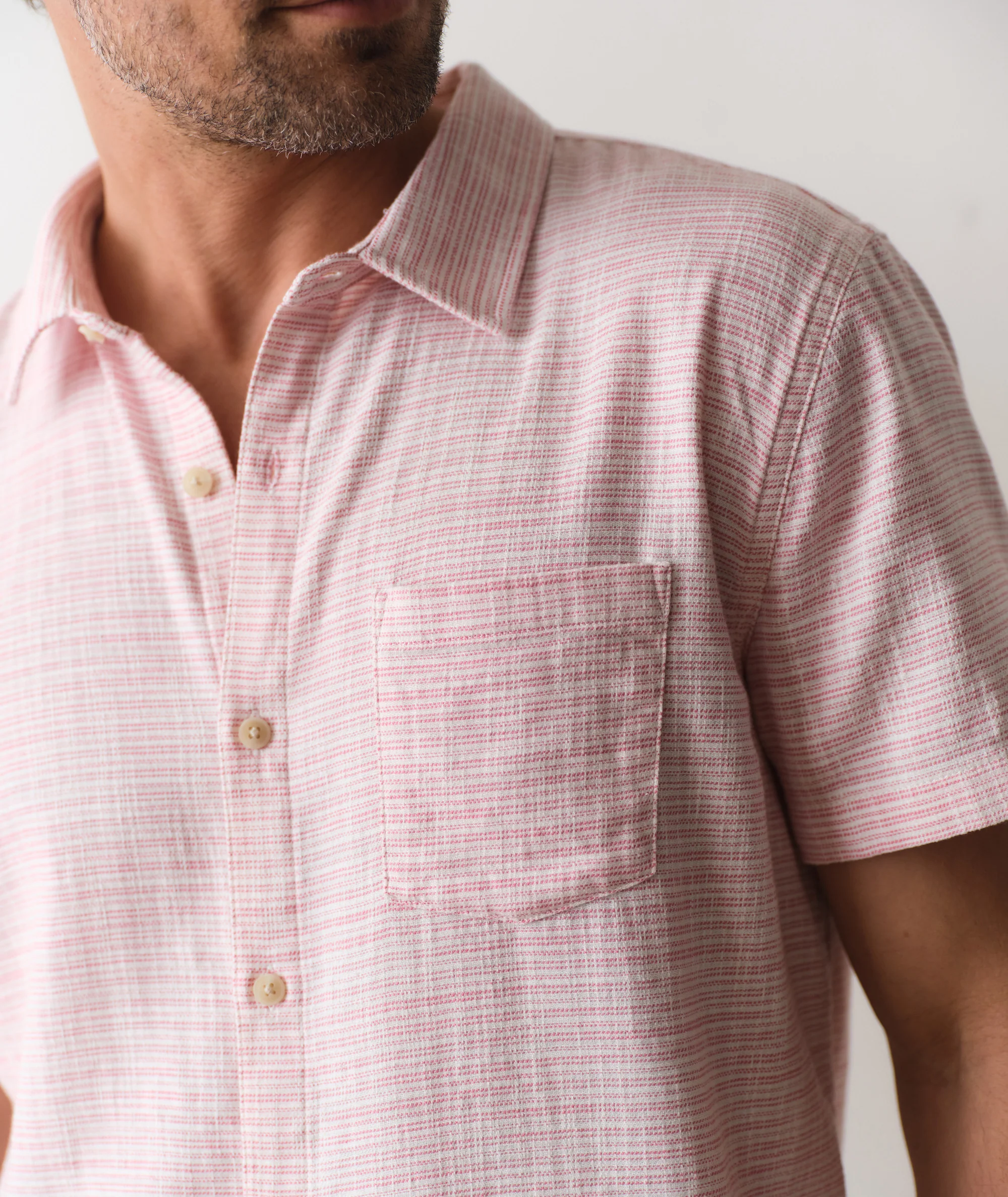 Stretch Selvage Short Sleeve Shirt - Image 4