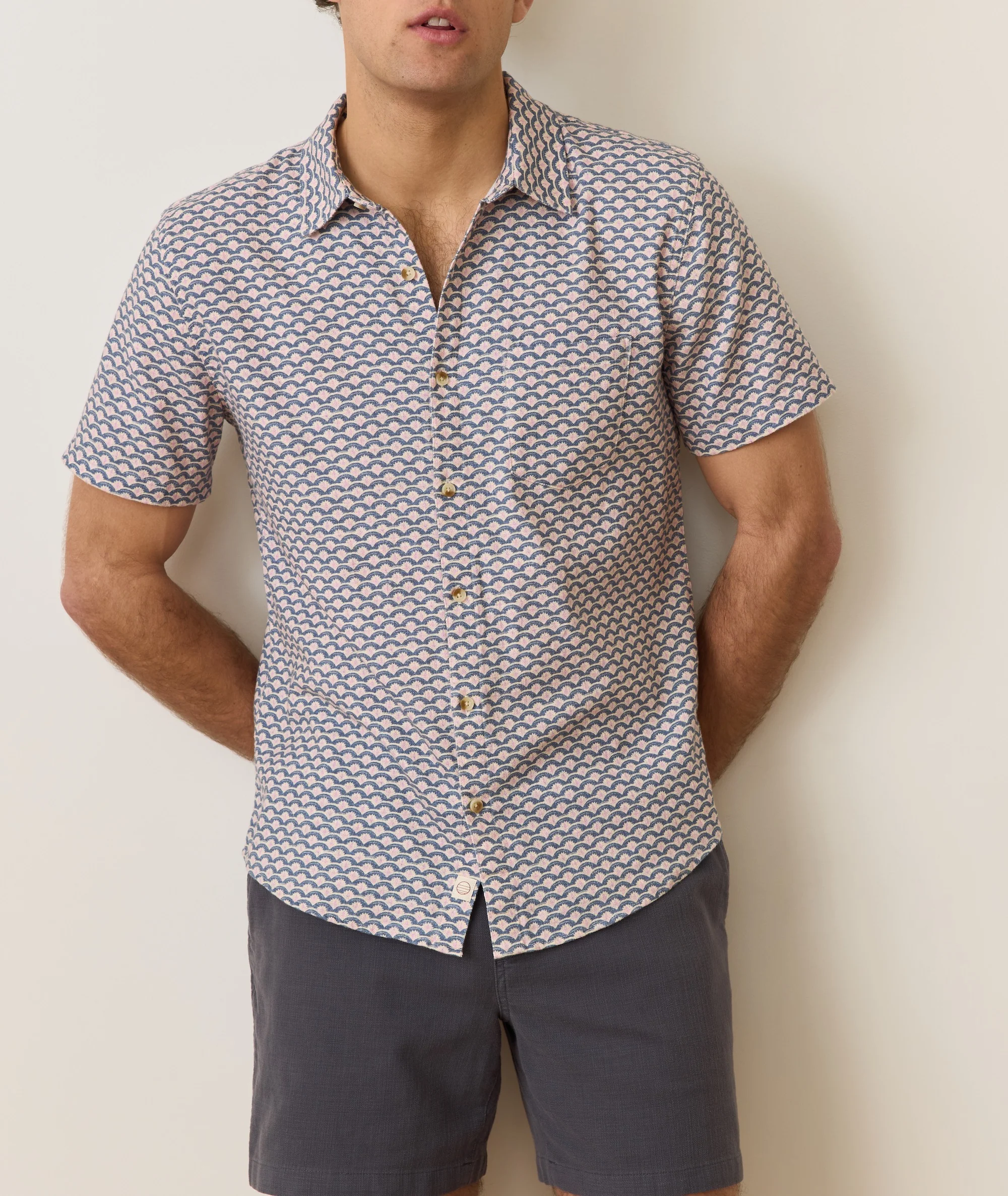 Stretch Selvage Short Sleeve Shirt - Image 4