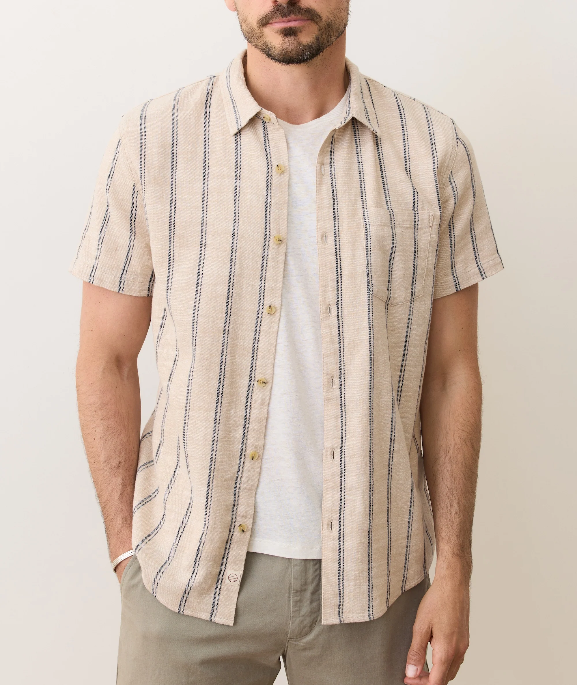 Stretch Selvage Short Sleeve Shirt - Image 5