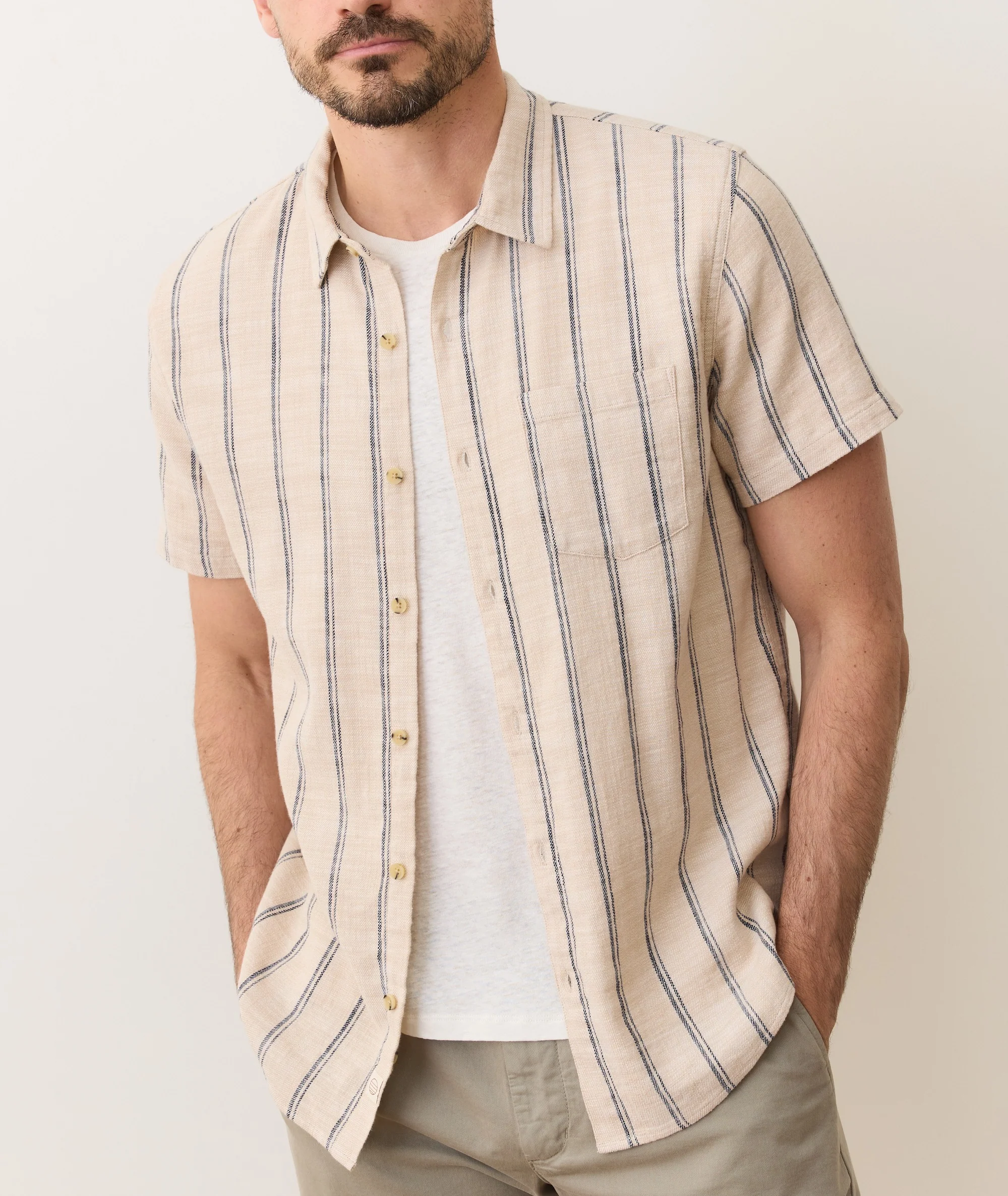 Stretch Selvage Short Sleeve Shirt - Image 8