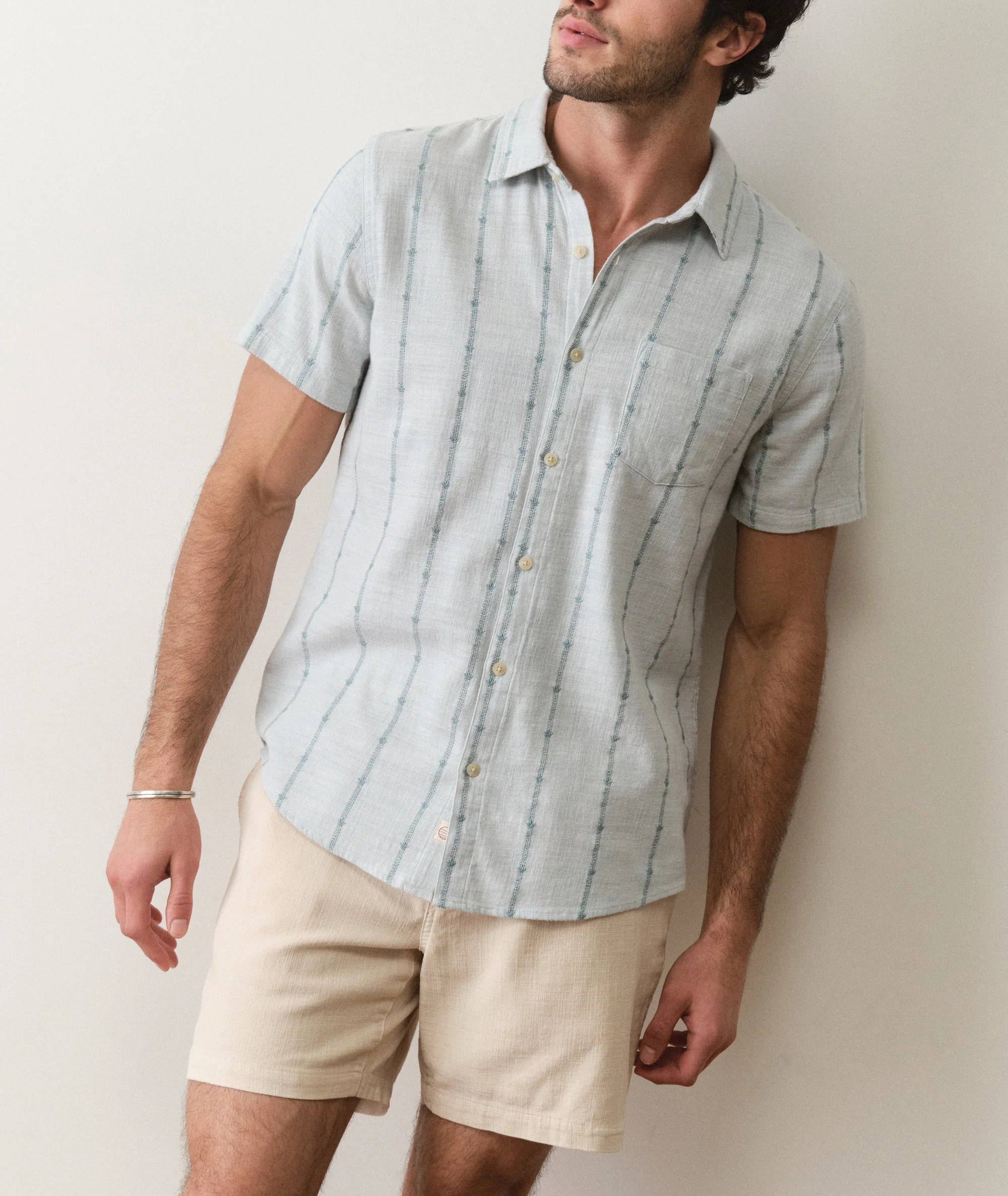 Stretch Selvage Short Sleeve Shirt - Image 2