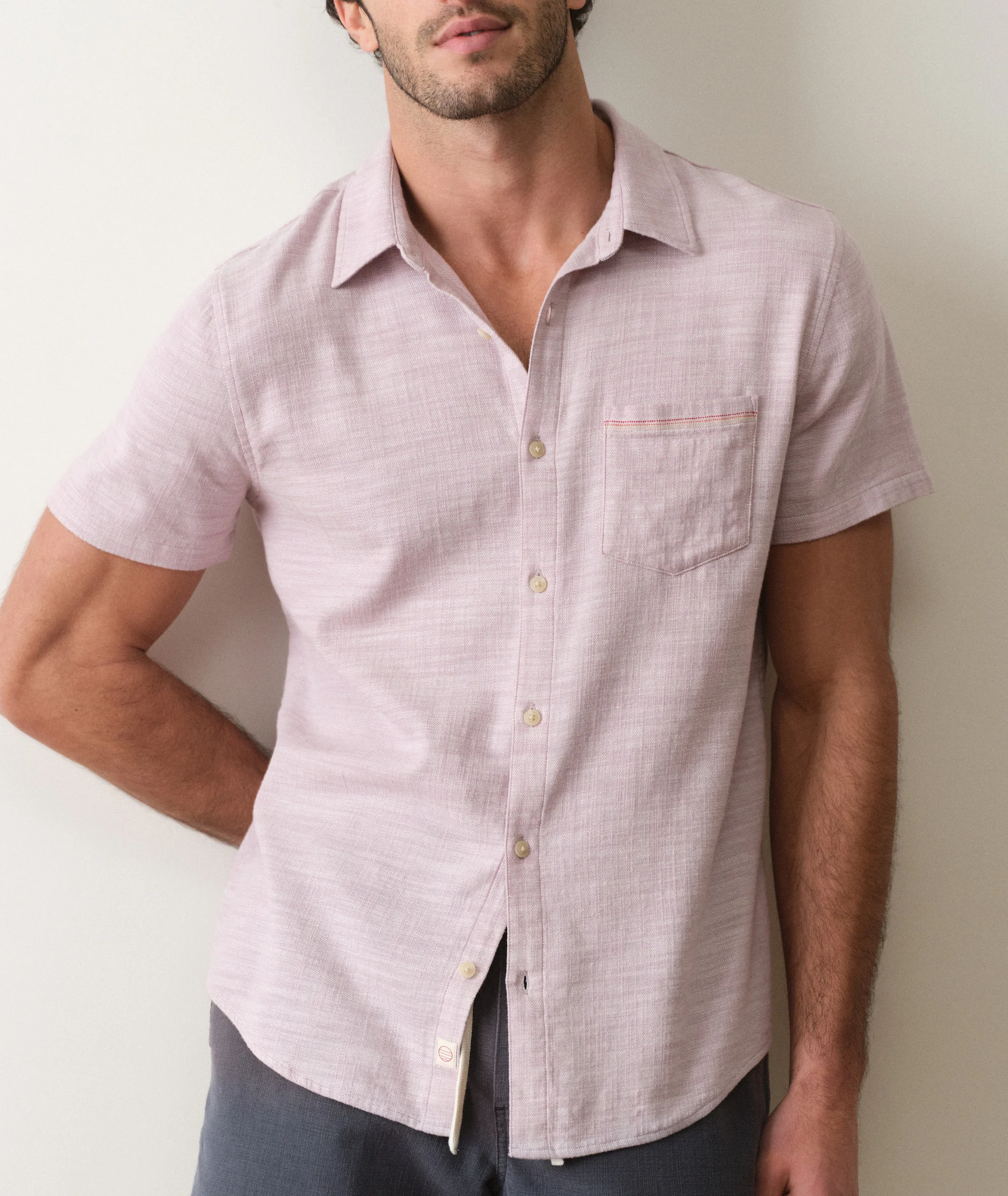 Stretch Selvage Short Sleeve Shirt - Image 5
