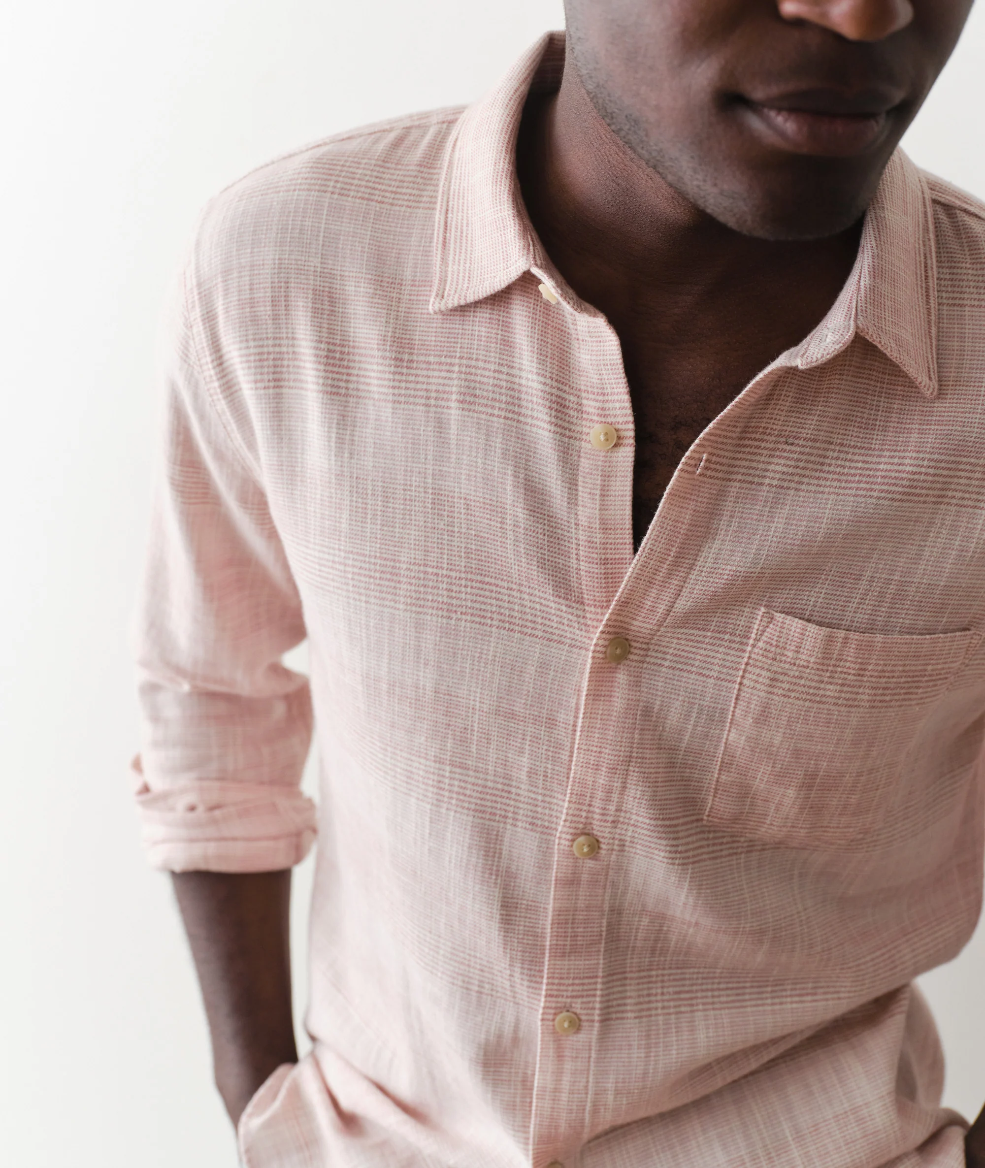 Stretch Selvage Long Sleeve Shirt - Image 6