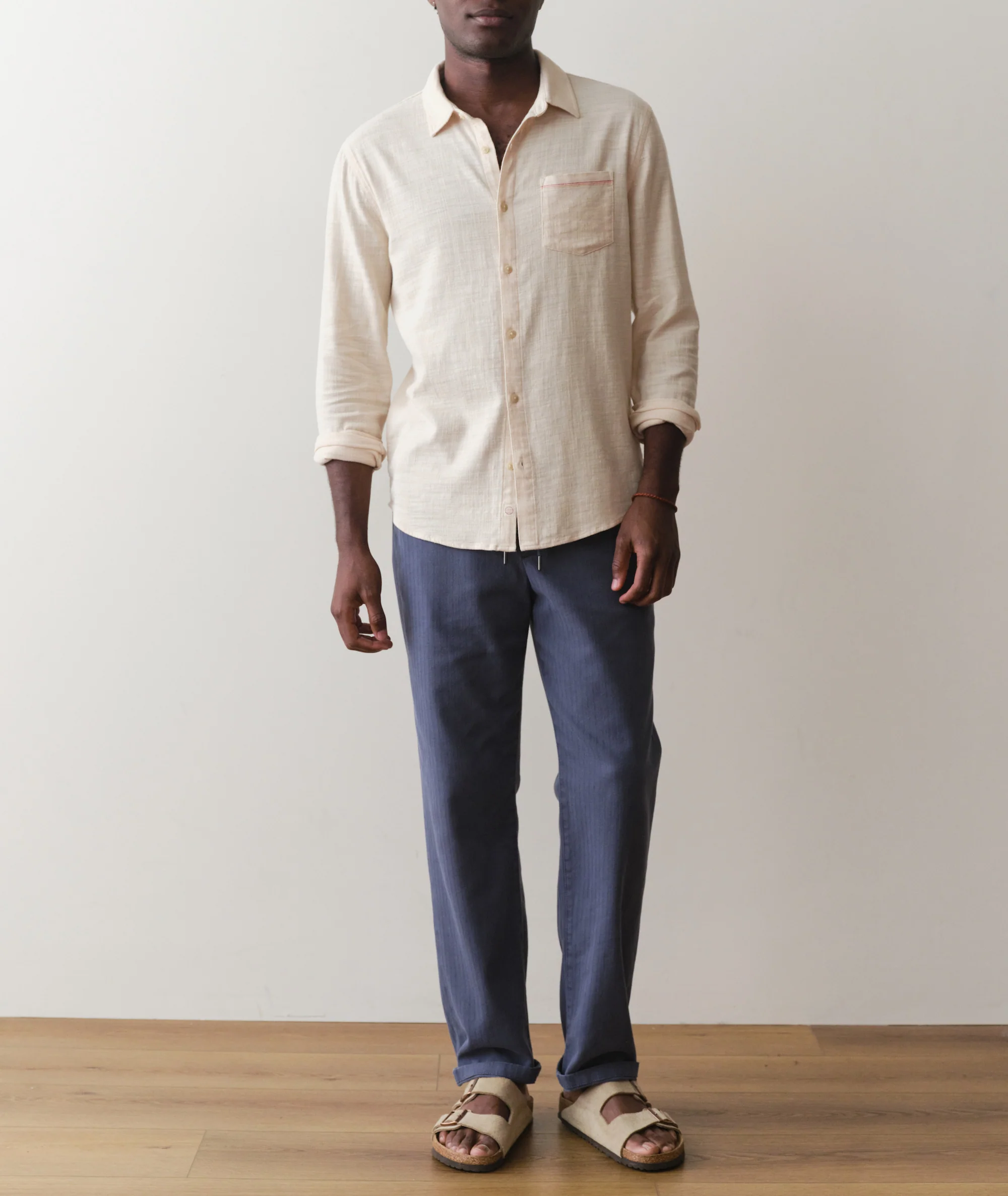 Stretch Selvage Long Sleeve Shirt - Image 7