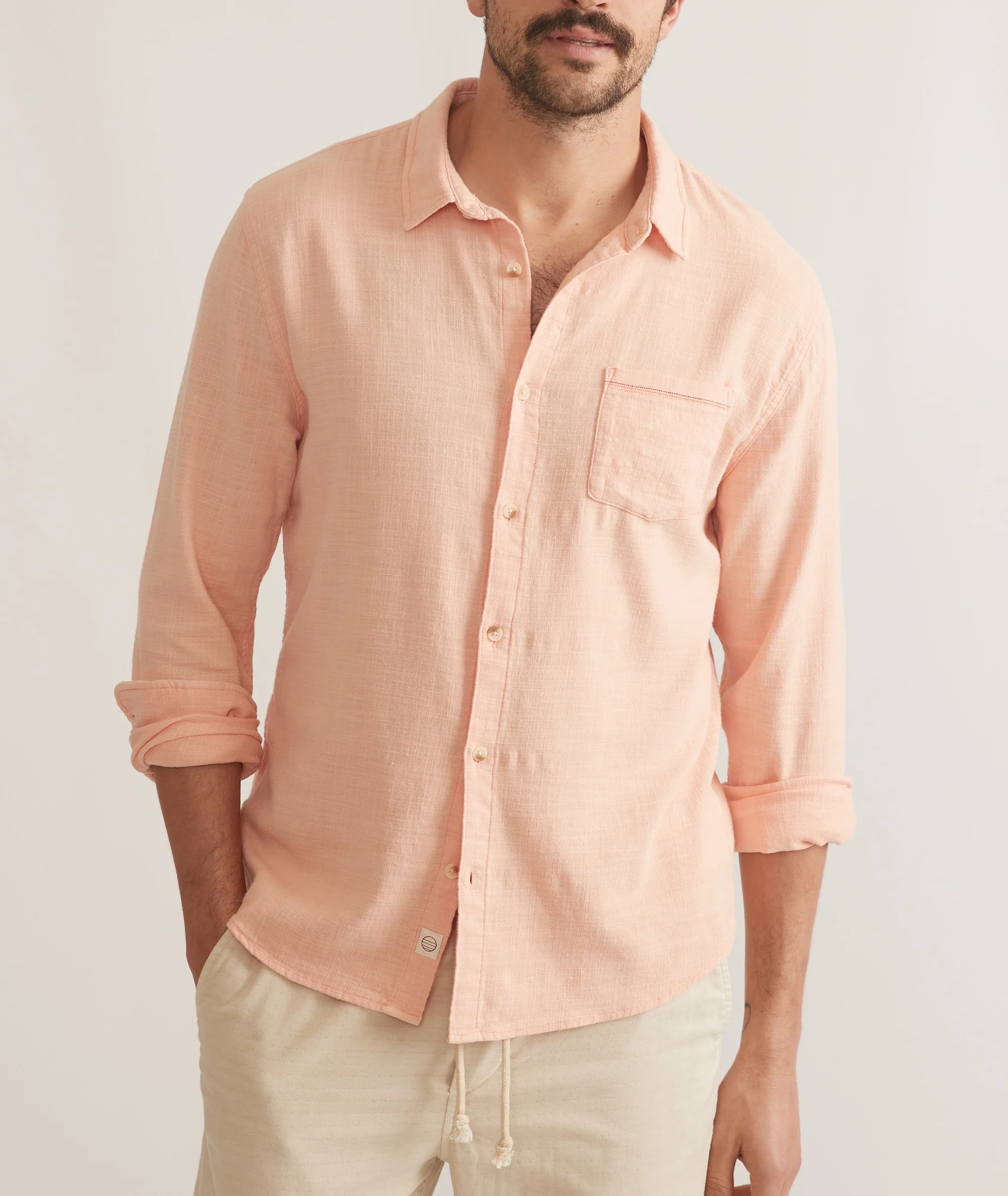 Stretch Selvage Long Sleeve Shirt - Image 2