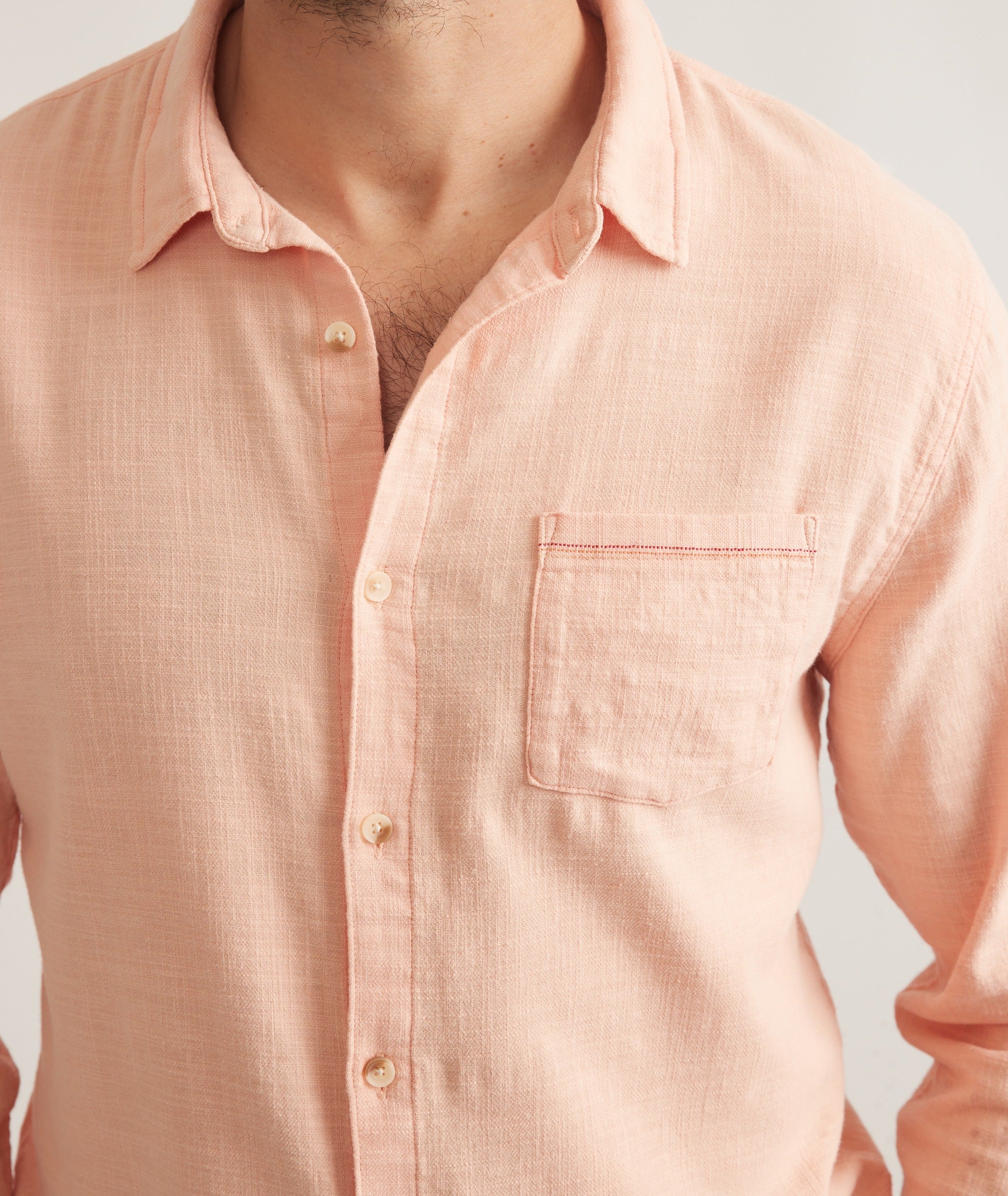 Stretch Selvage Long Sleeve Shirt - Image 3