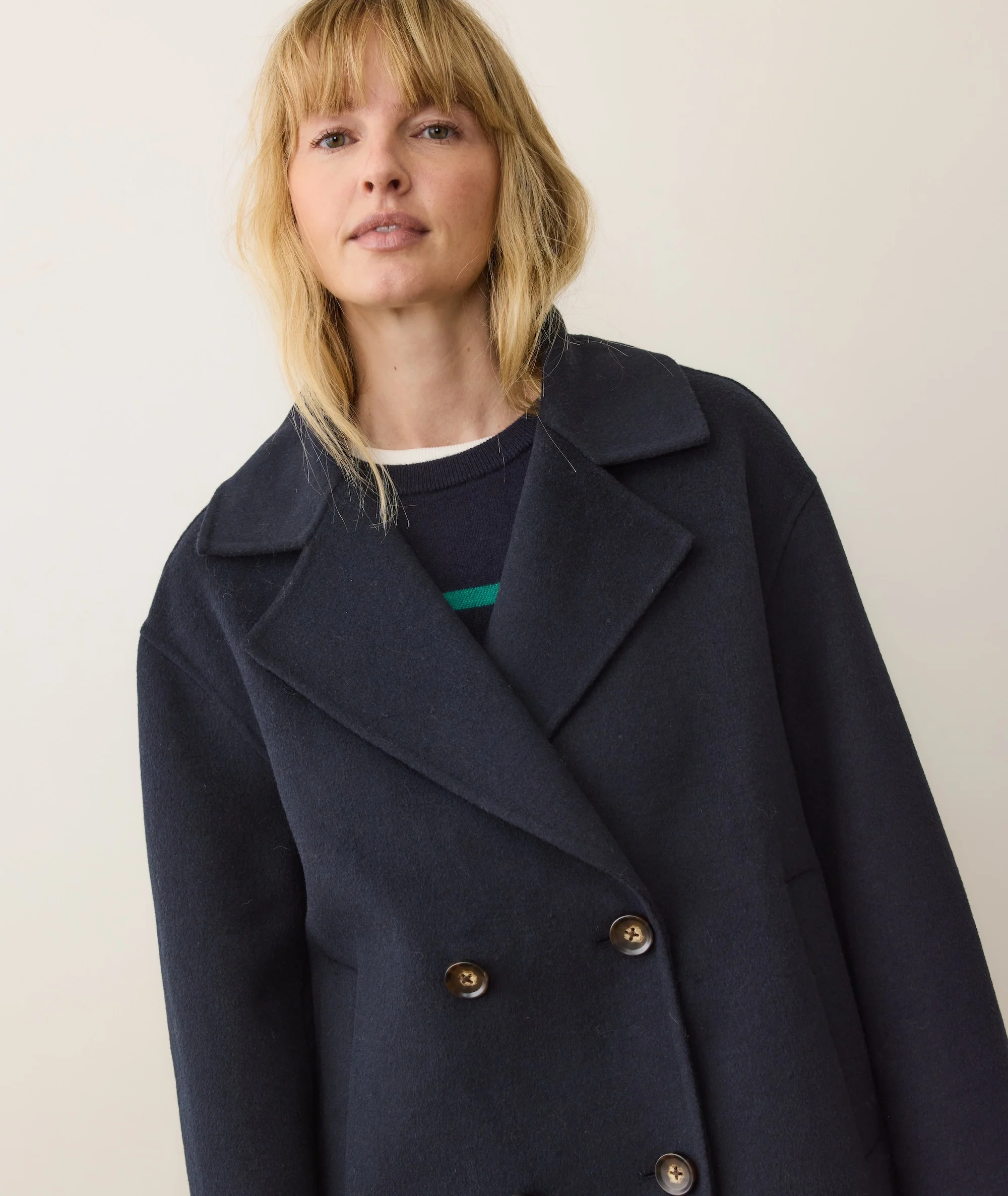Valentina Wool Peacoat - Image 2