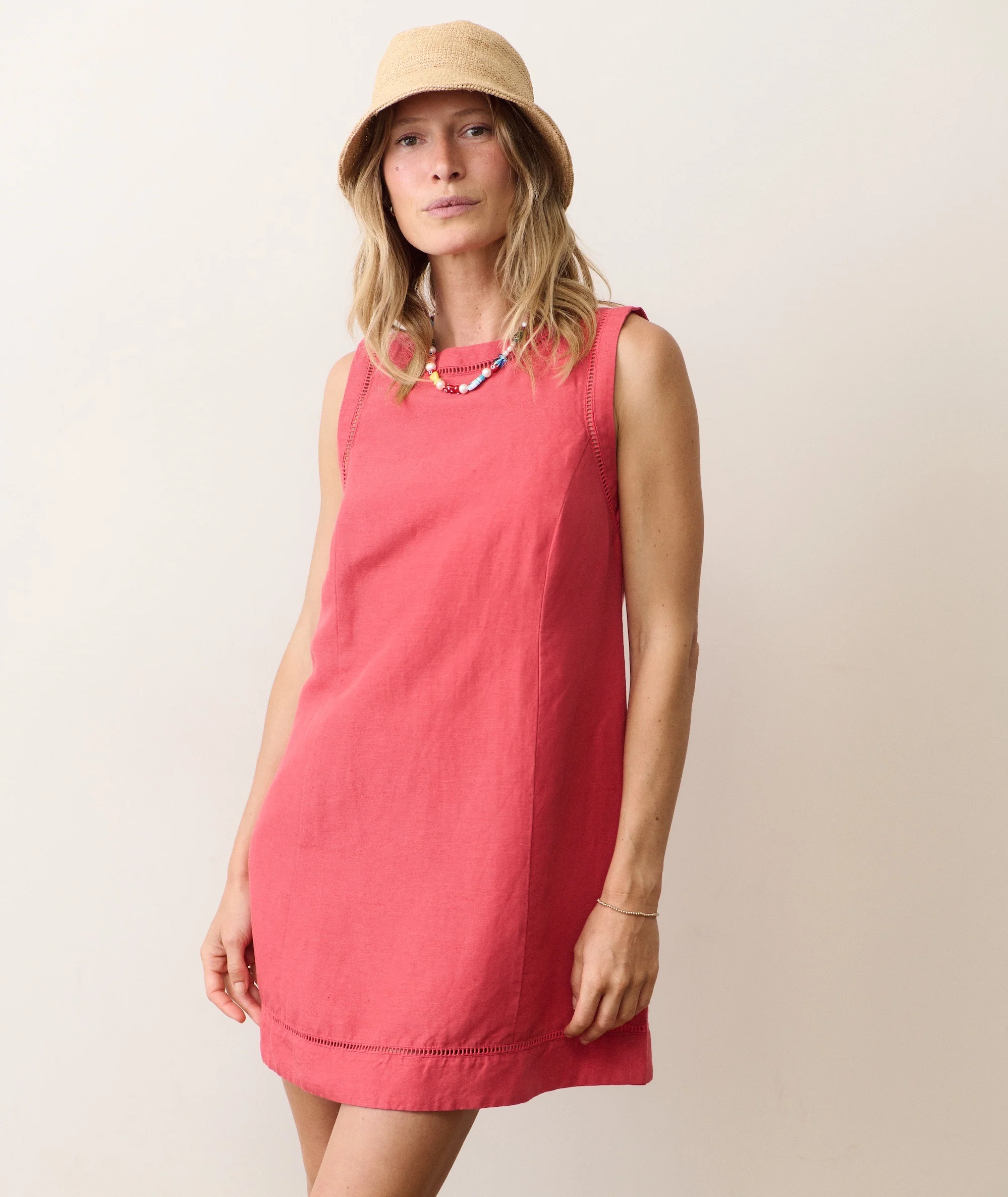 Cora Linen Mini Dress - Image 2