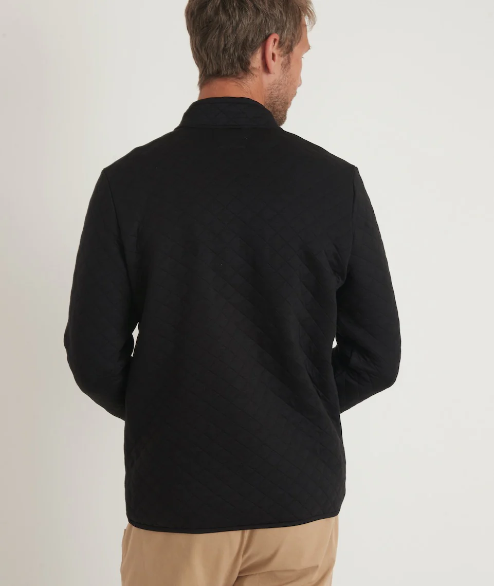 Men's Corbet Full Zip Jacket in Black - Image 5