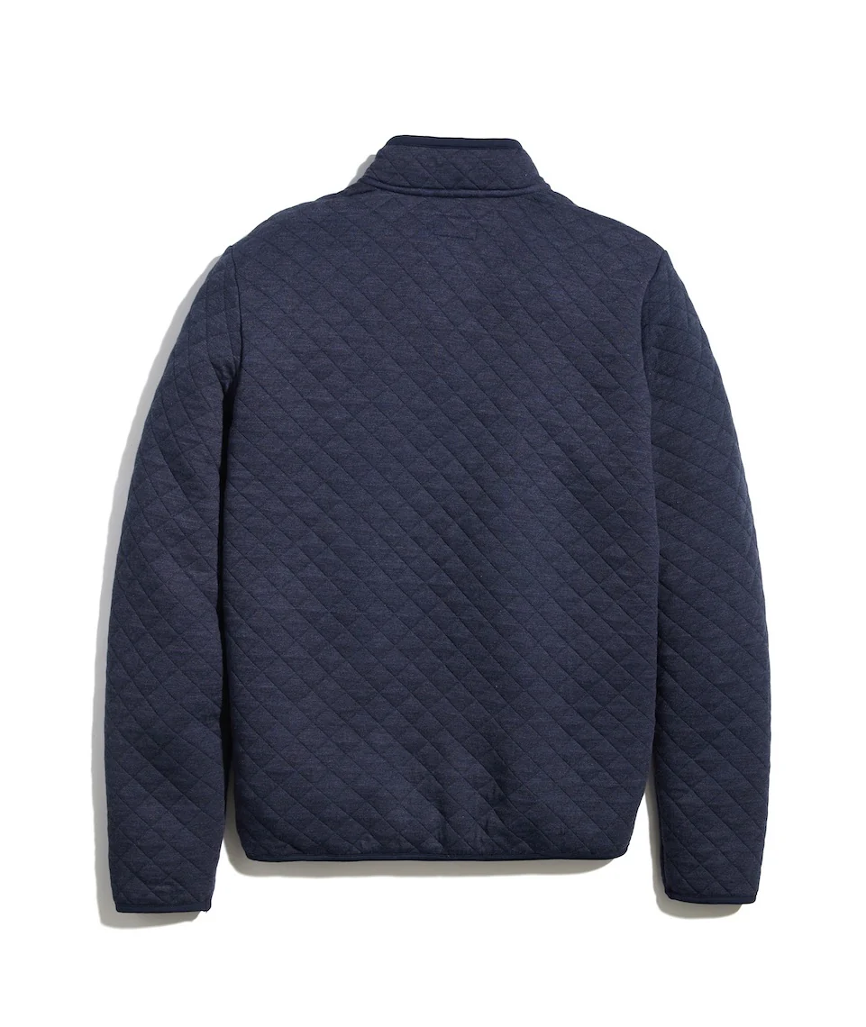 Men's Corbet Full Zip Jacket in Navy - Image 6