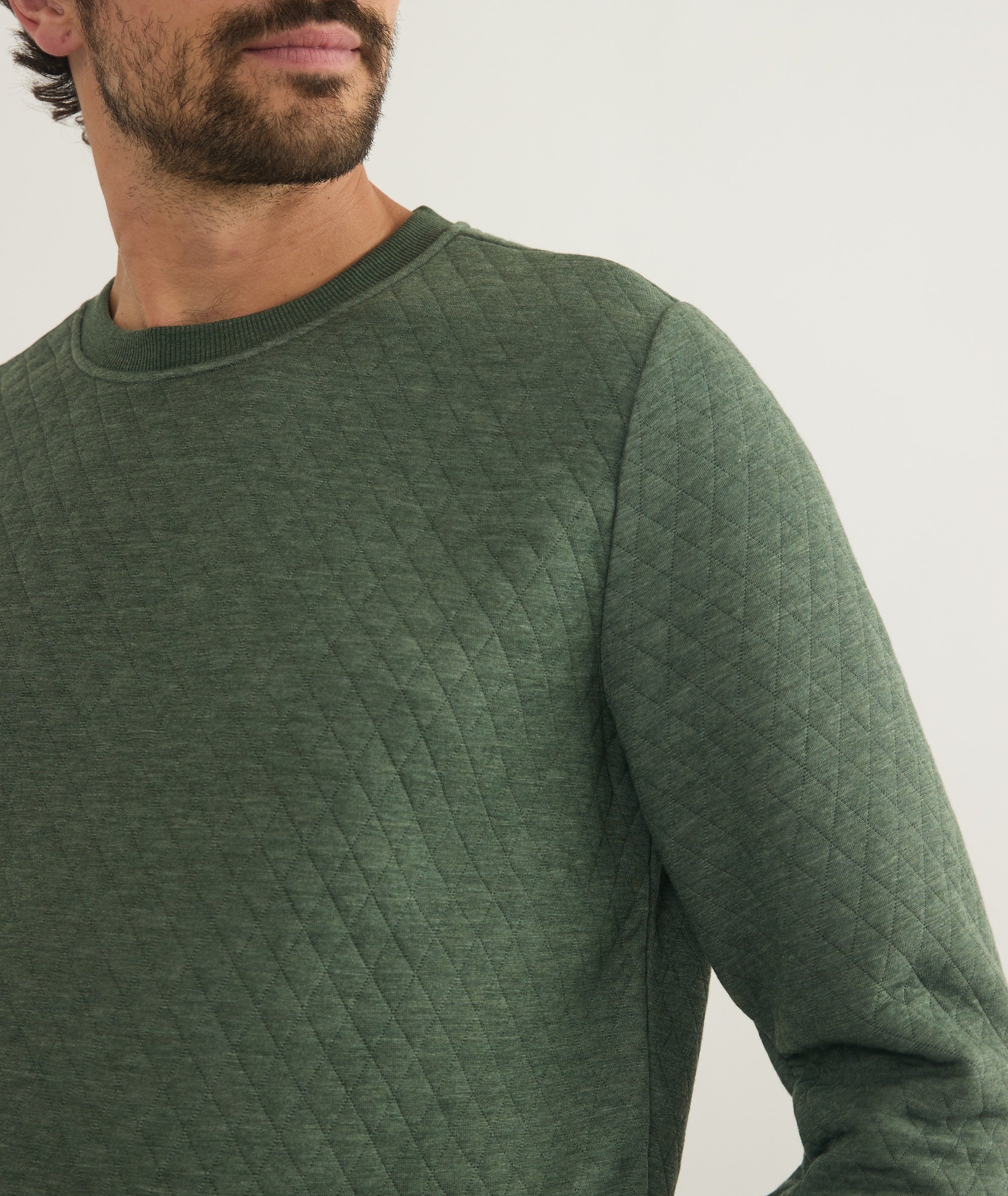 Corbet Quilted Crewneck - Image 6