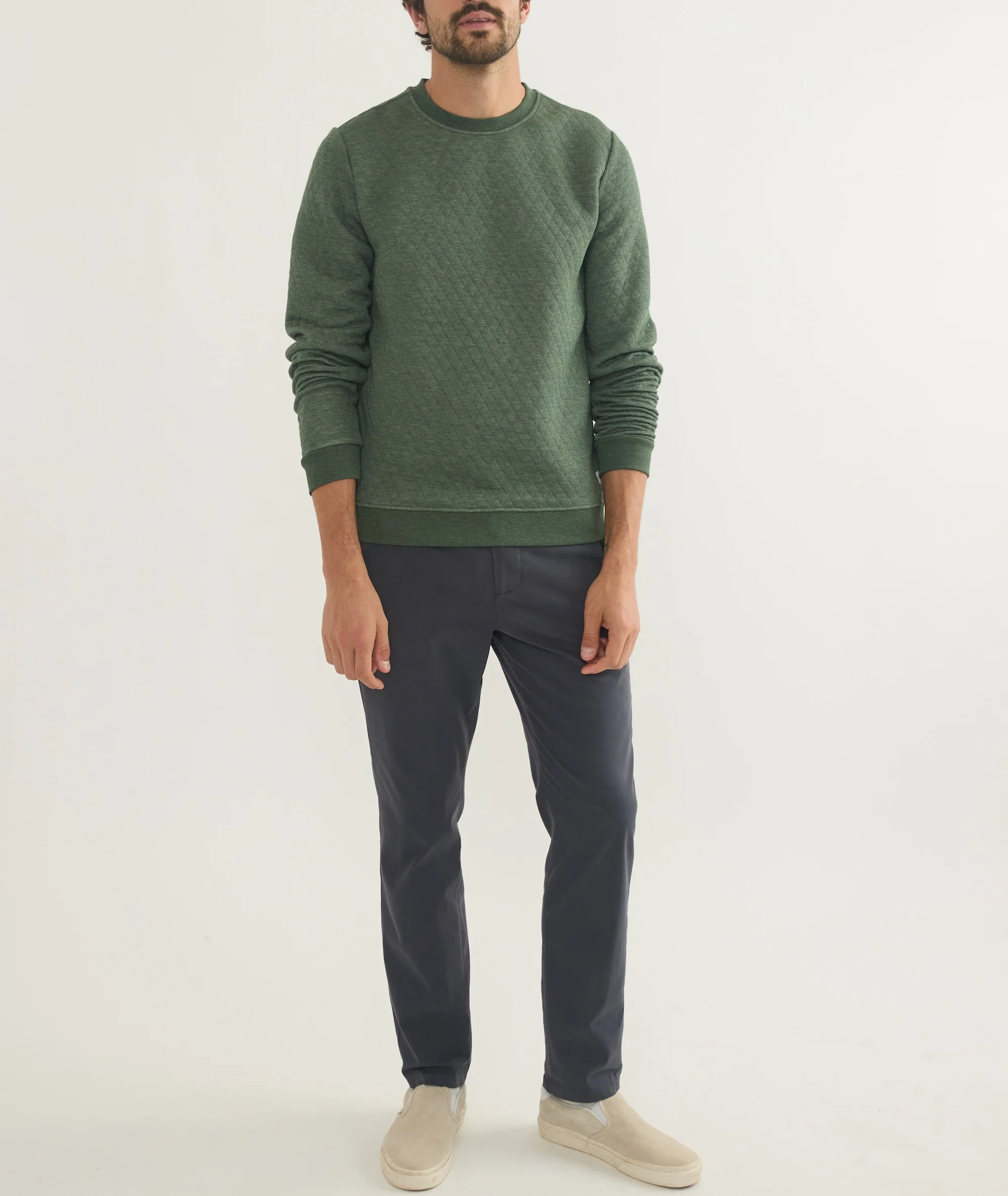 Corbet Quilted Crewneck - Image 7