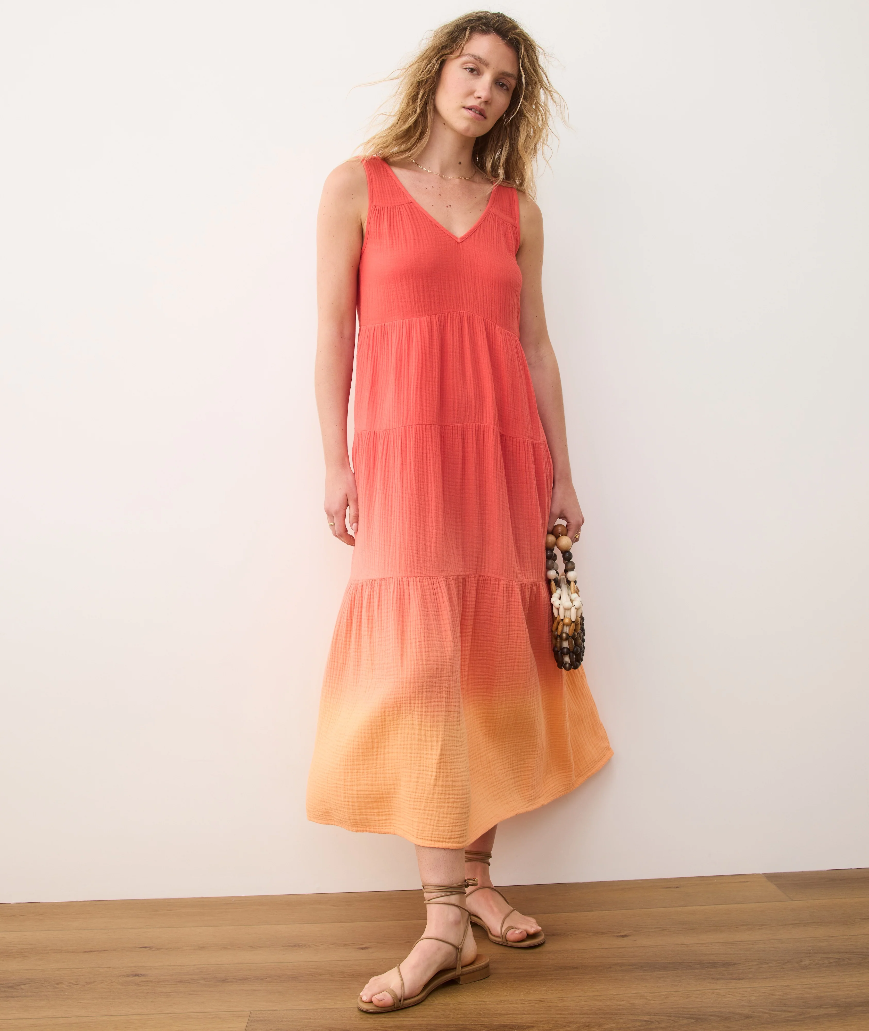 Corinne Double Cloth Maxi Dress - Image 7