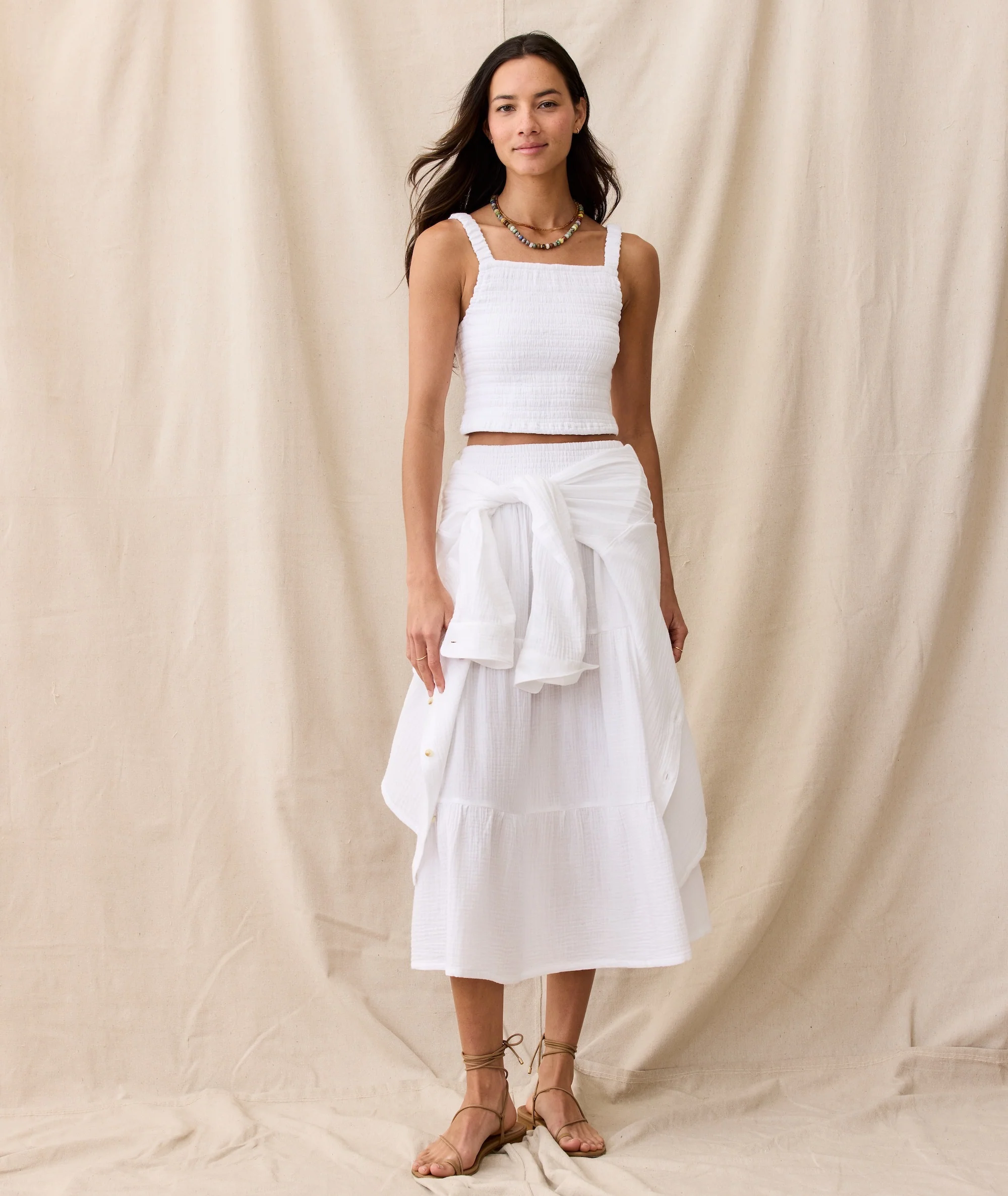 Corinne Double Cloth Maxi Skirt - Image 3