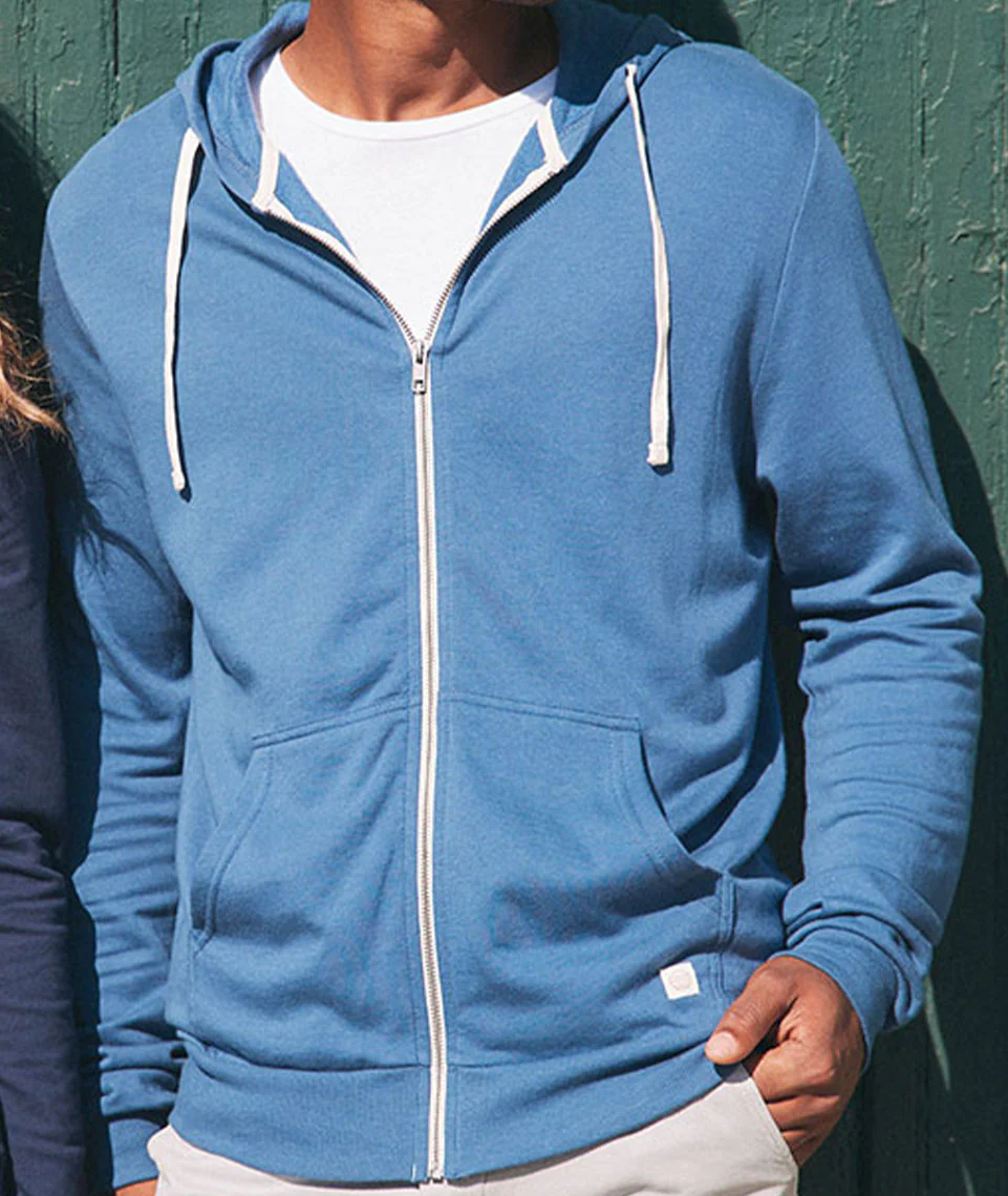 Men's Afternoon Hoodie in Faded Navy - Image 7