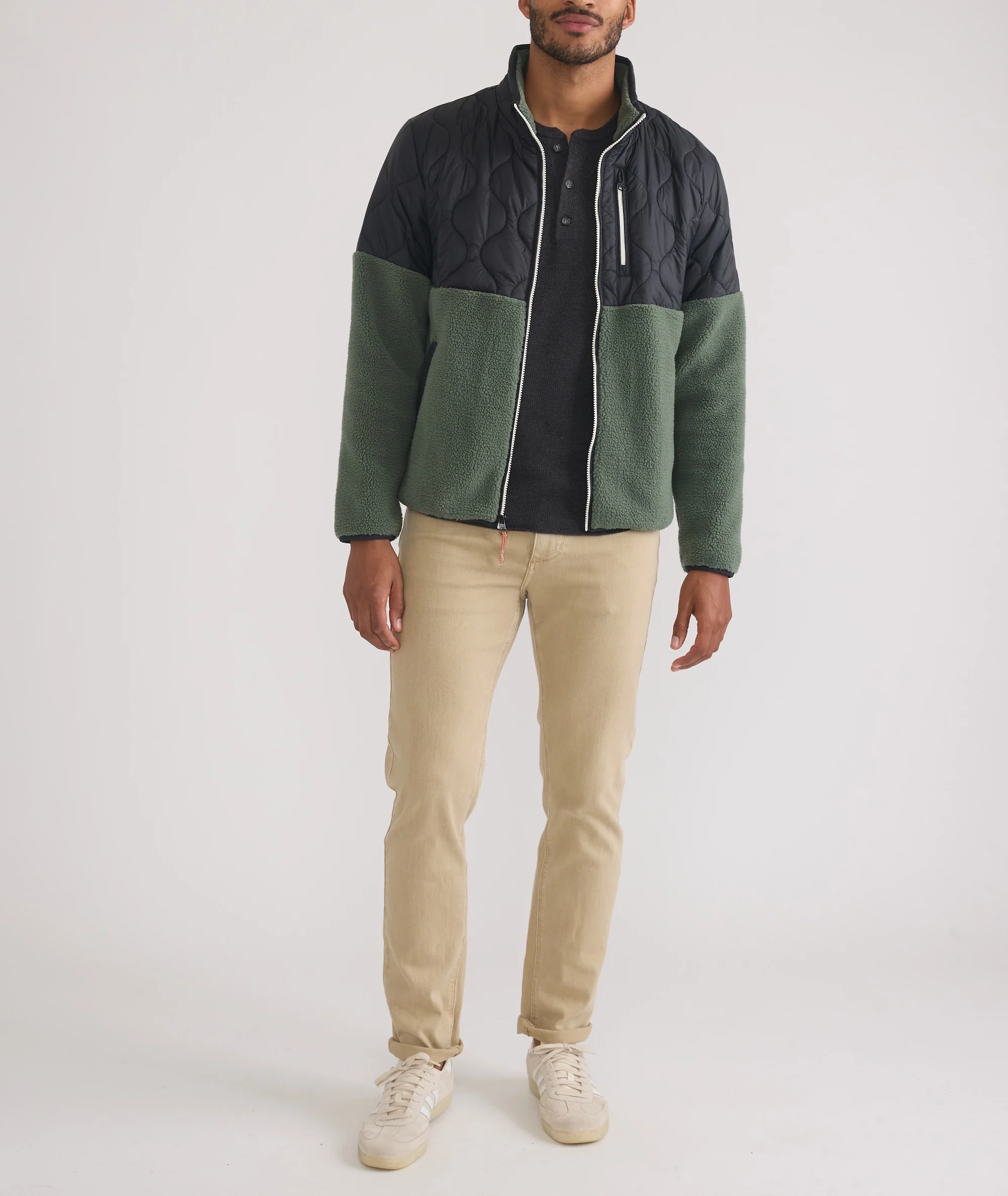 Custom Cut & Sew Bariloche Sherpa Jacket - Image 10