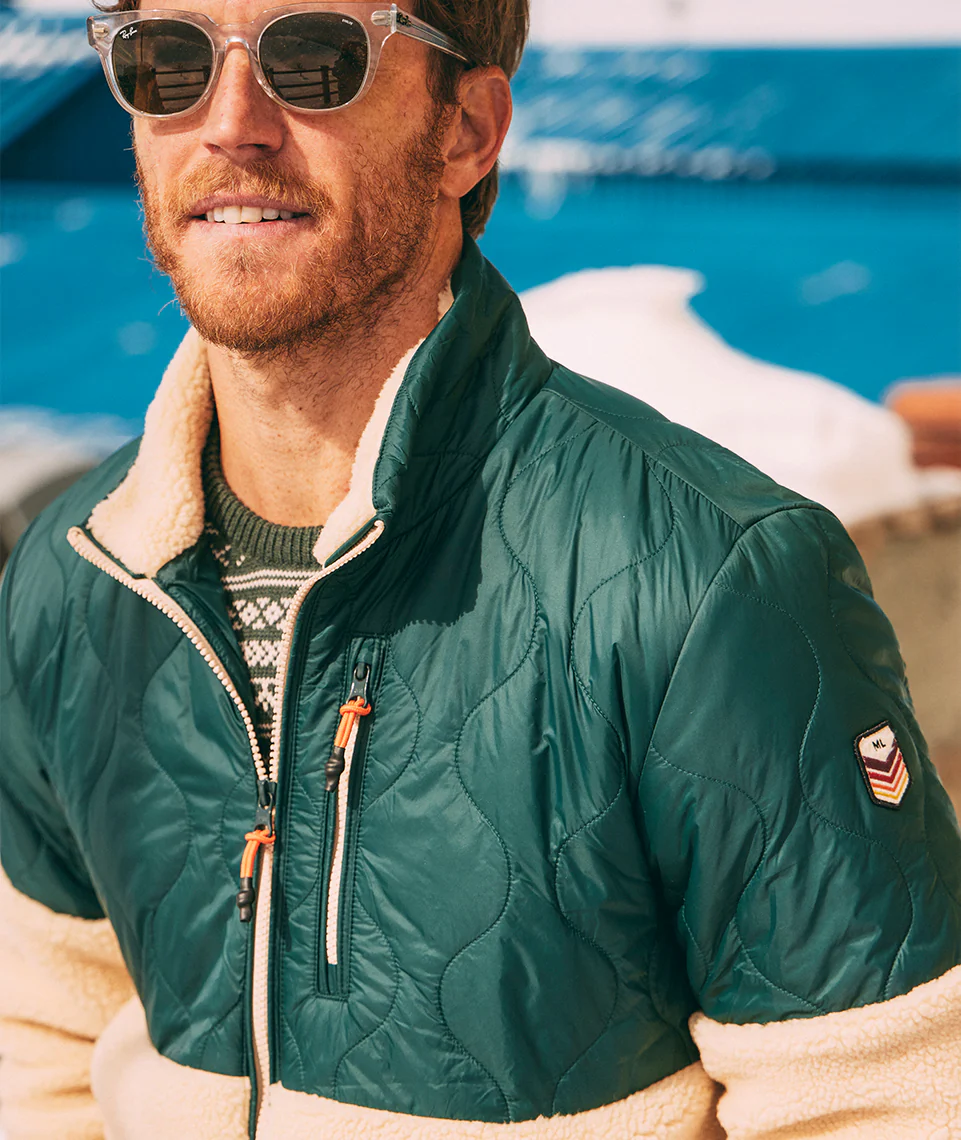 Custom Cut & Sew Bariloche Sherpa Jacket - Image 4