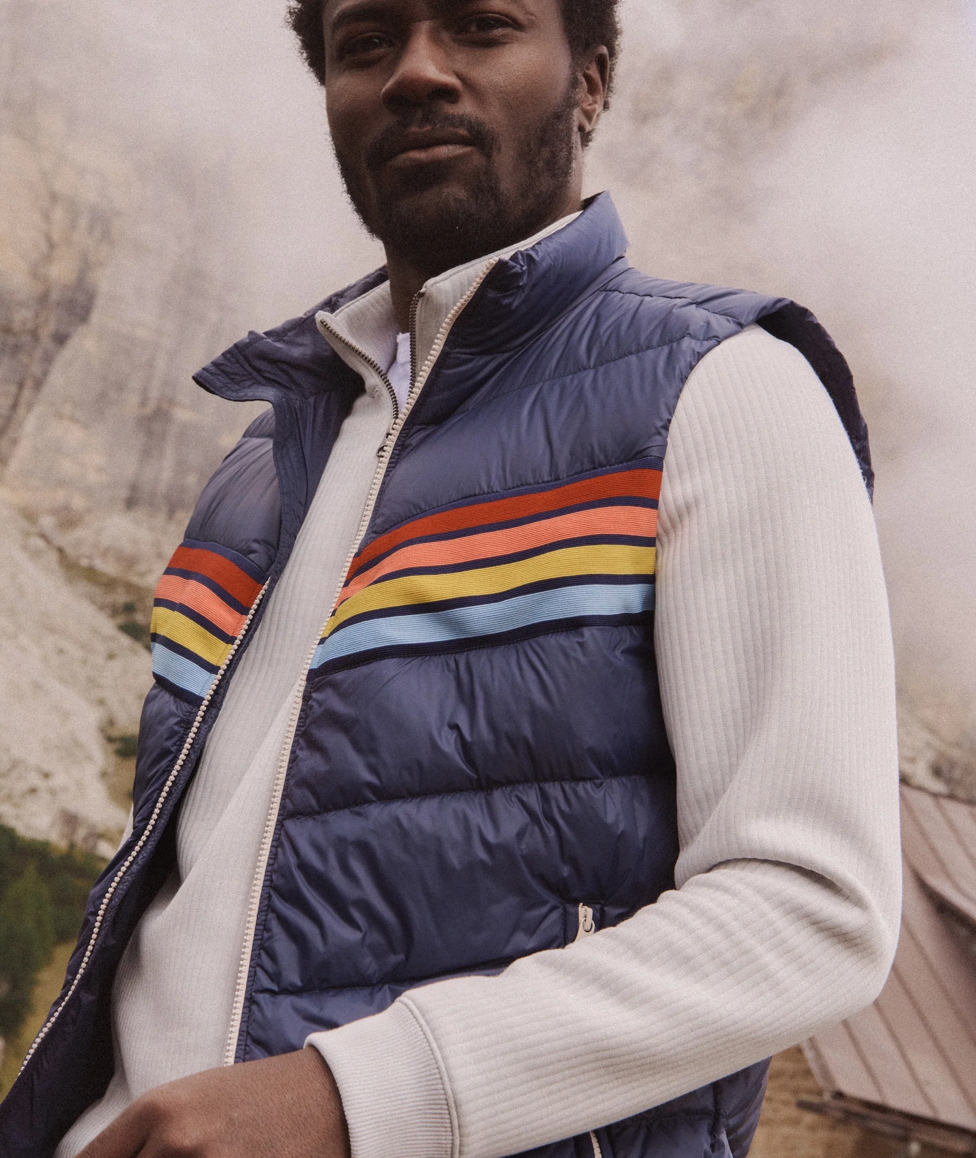 Custom Cut & Sew Bode Puffer Vest - Image 3