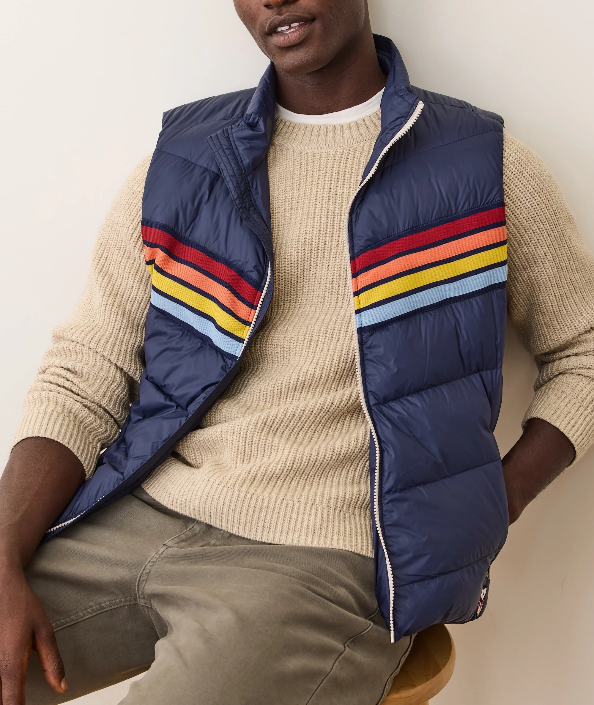 Custom Cut & Sew Bode Puffer Vest - Image 7