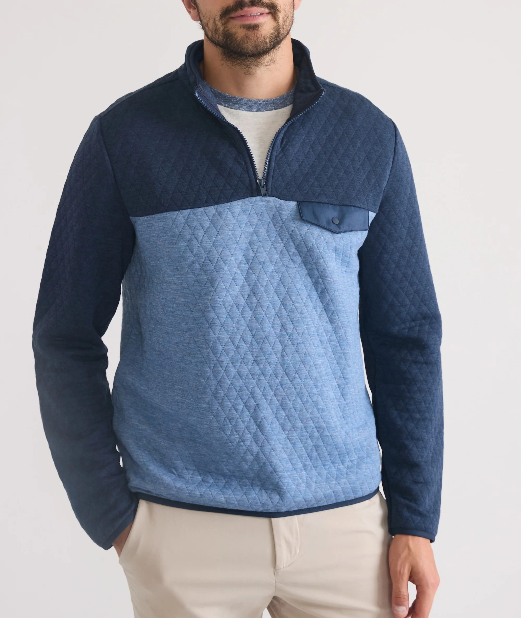Custom Cut & Sew Corbet Colorblock Pullover - Image 12