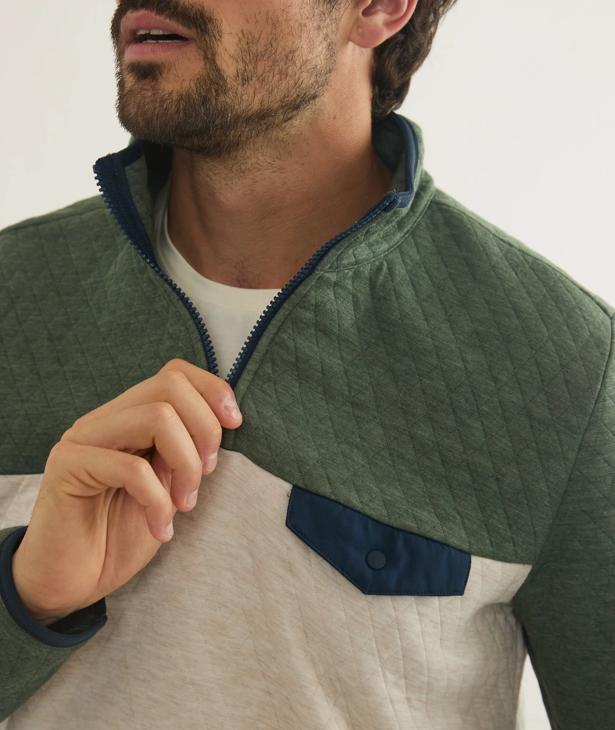 Custom Cut & Sew Corbet Colorblock Pullover - Image 5
