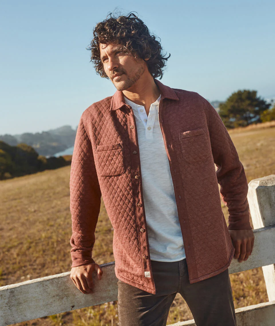 Custom Cut & Sew Corbet Quilted Overshirt - Image 2