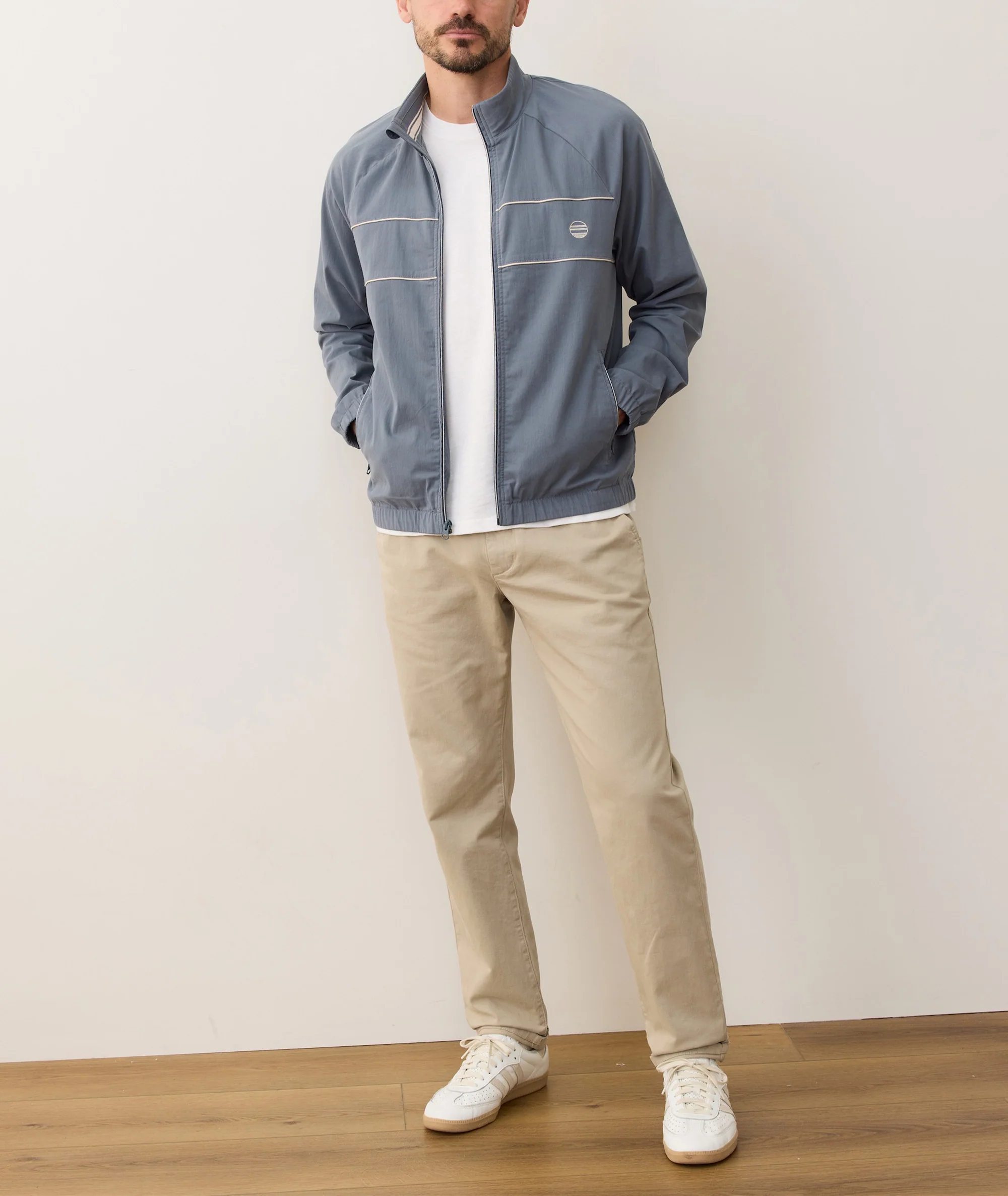 Custom Cut & Sew Freeman Stretch Twill Windbreaker - Image 10