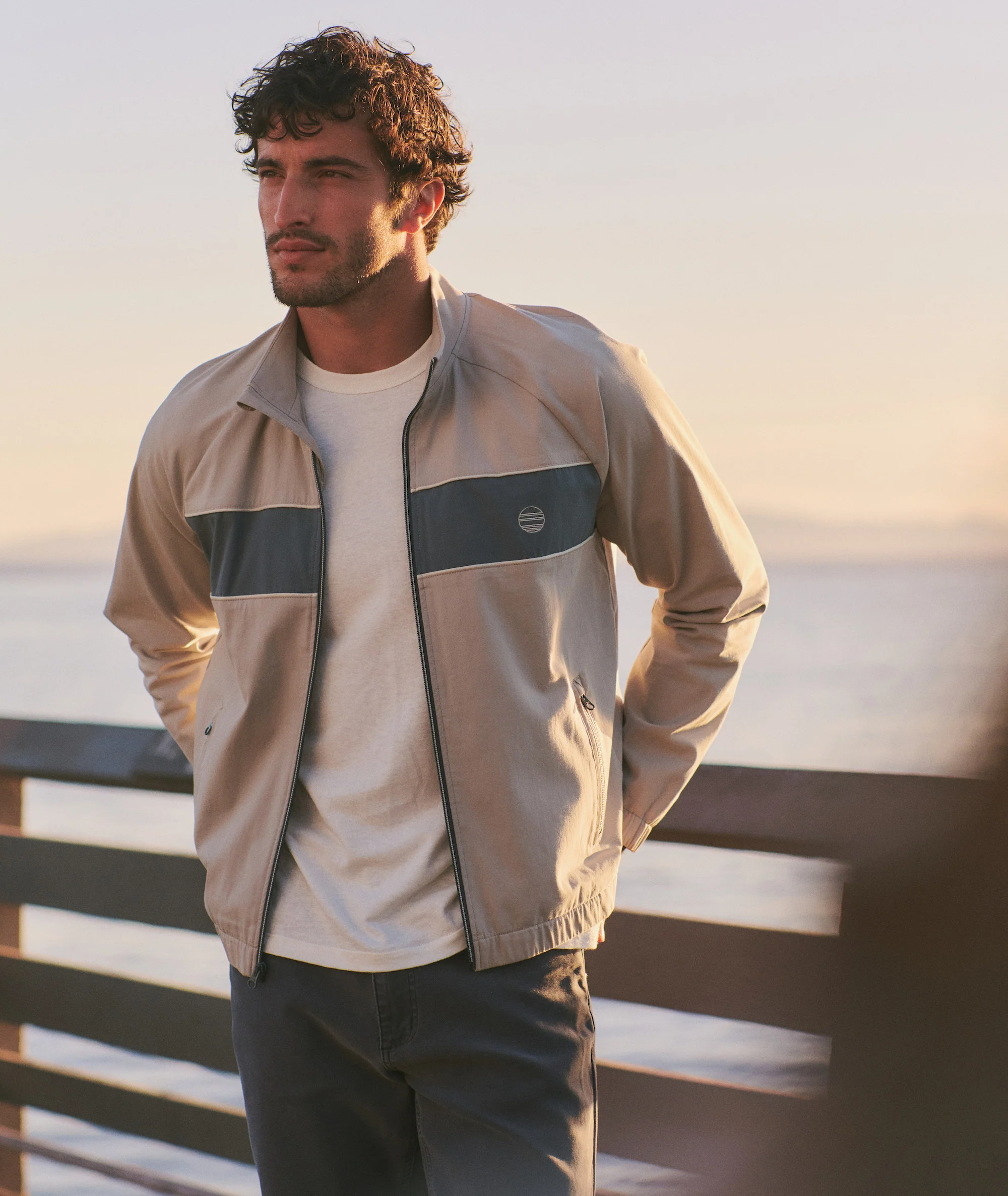 Custom Cut & Sew Freeman Stretch Twill Windbreaker - Image 4