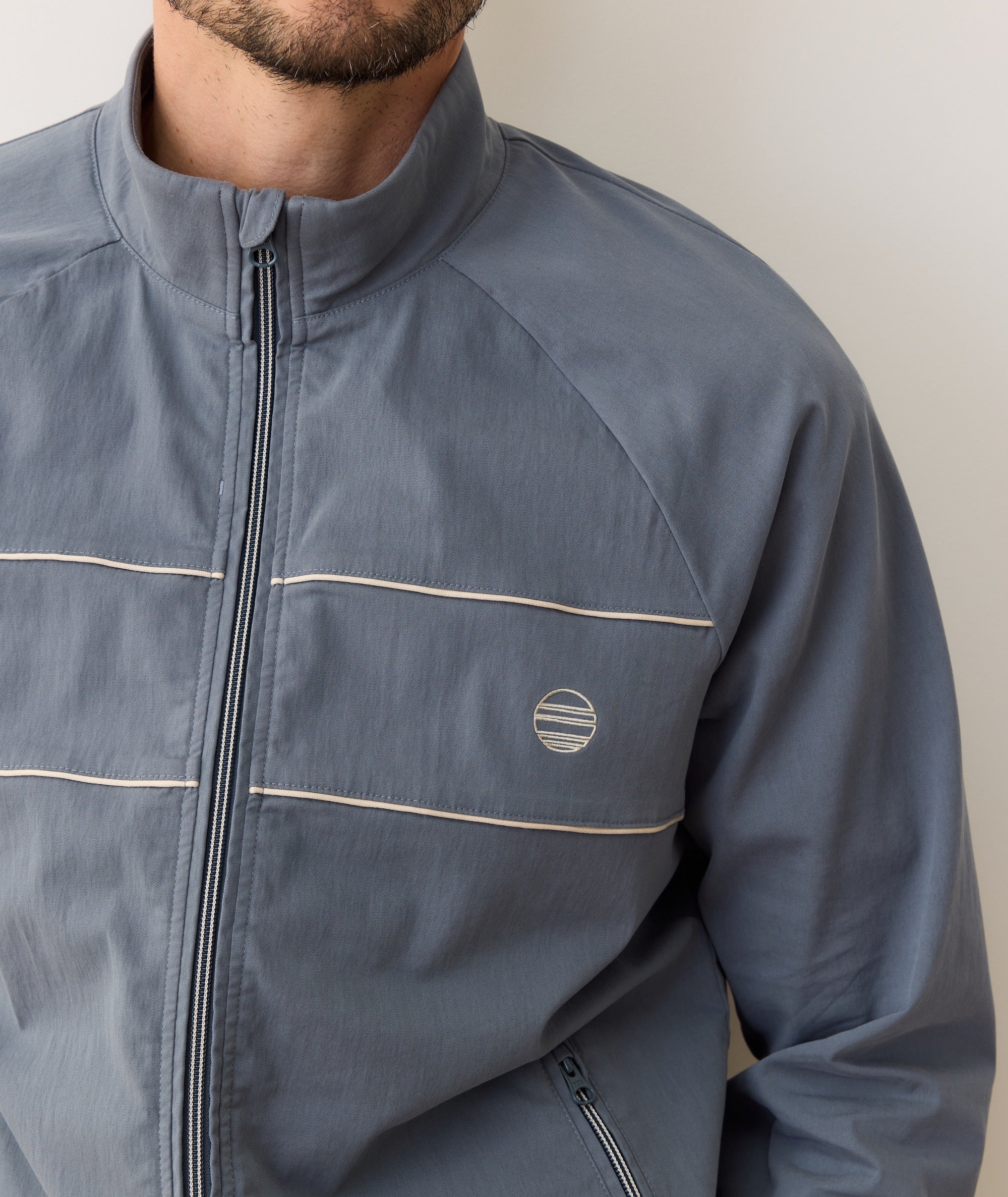 Custom Cut & Sew Freeman Stretch Twill Windbreaker - Image 9