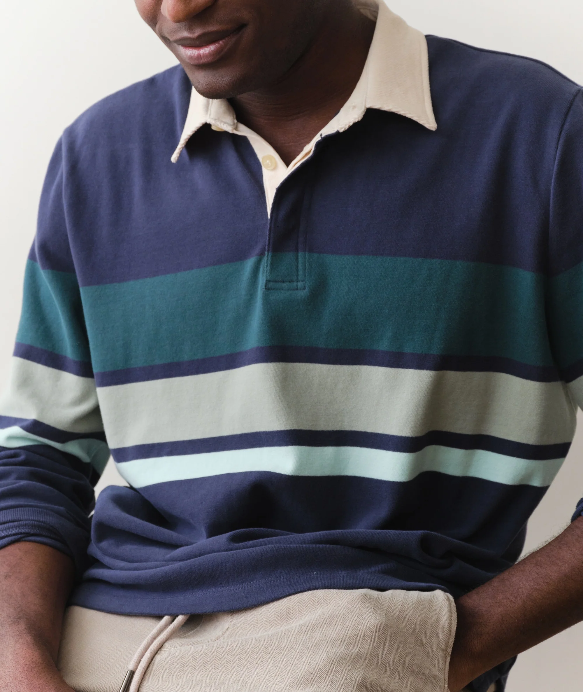 Sueded Rugby Polo - Image 4