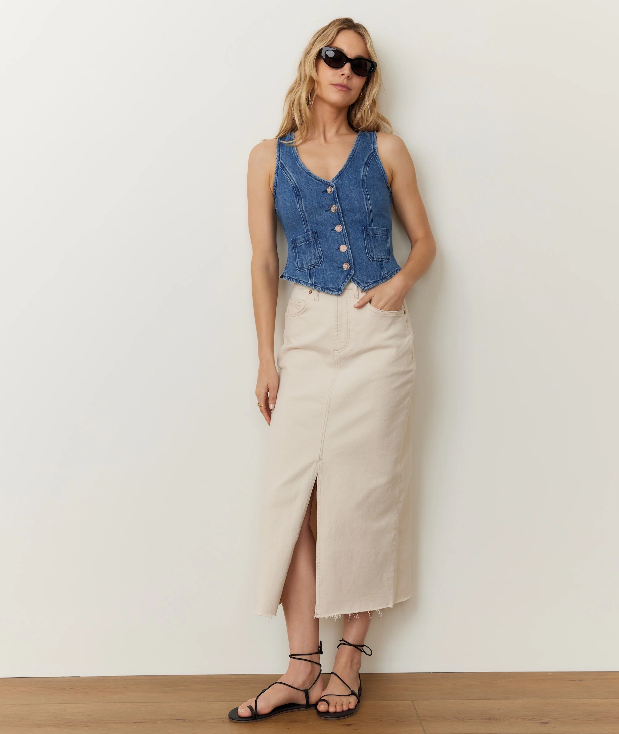 Daisy Denim Vest - Image 4